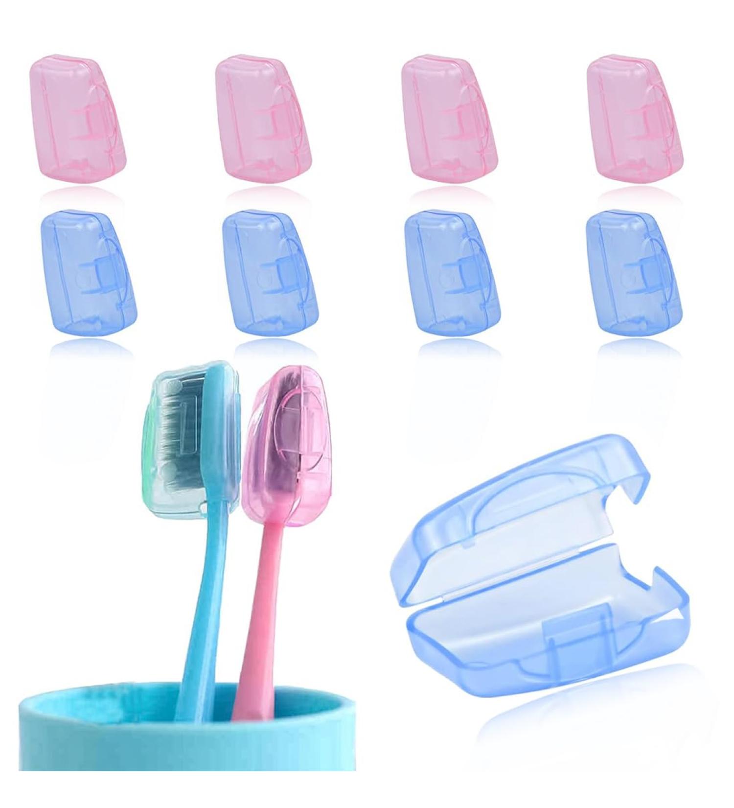 XBFOCNH Toothbrush Protective Covers - 8 Pack Portable Caps for Travel Camping Home & School - Buy Online on GoSupps.com