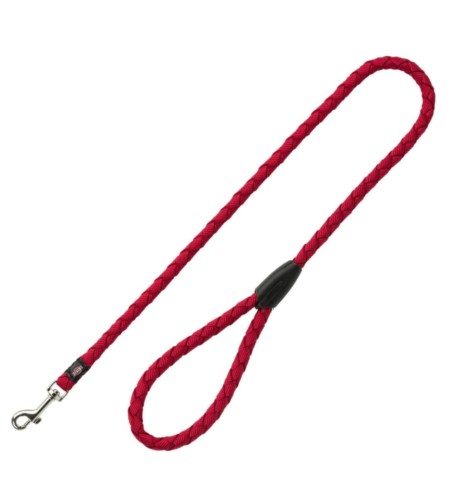 Trixie Cavo Dog Leash S-M | 1.00m Red Short Leash for Small to Medium Dogs - Best Control & Comfort - Buy Online on GoSupps.com