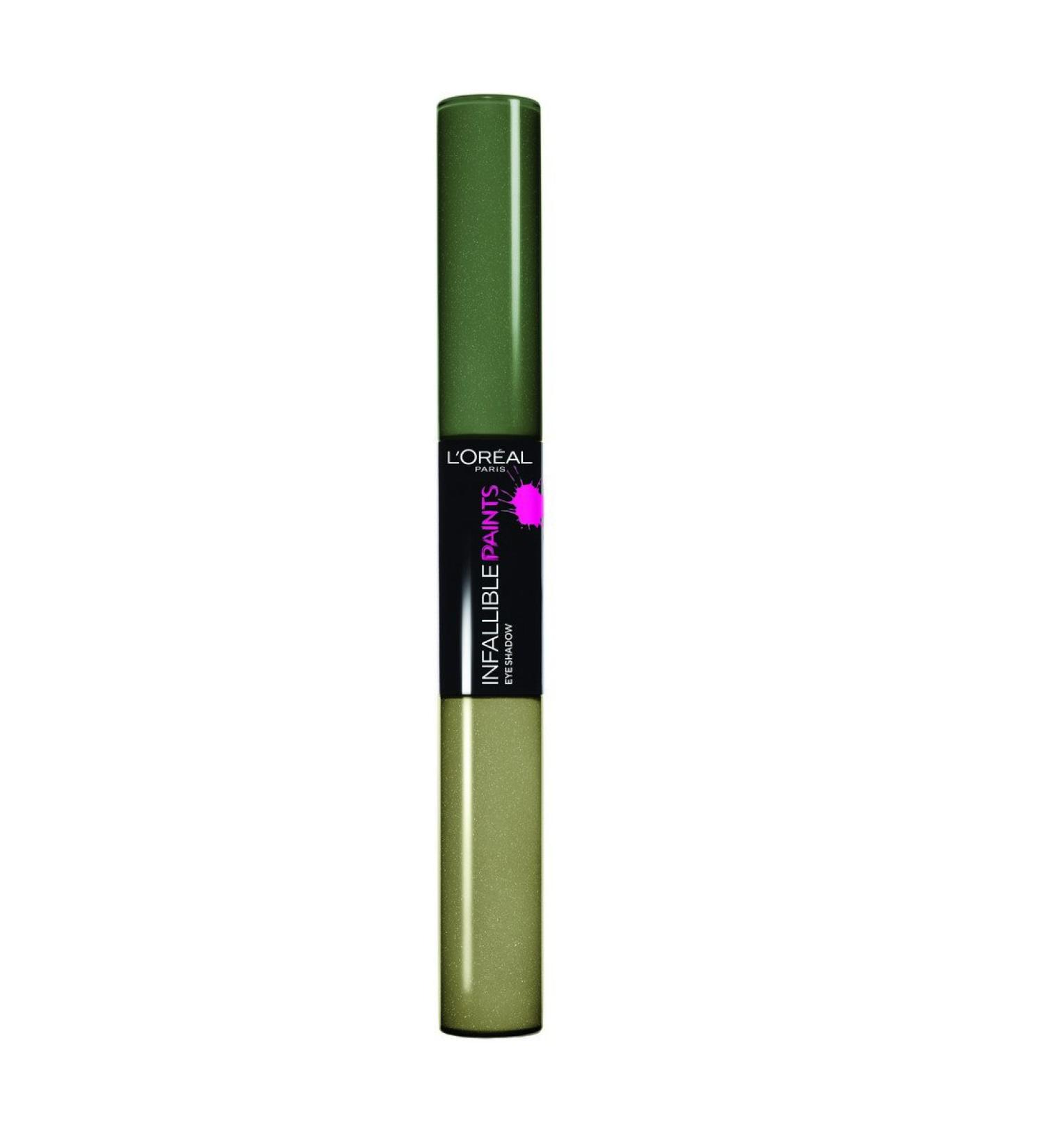 L'Or al Paris Infallible Paints Eye Shadow  Army Camo  0.25 fl. oz. Army Camo 0.25 Fl Oz (Pack of 1)