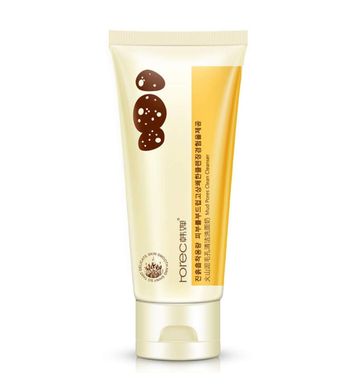 Volcanic Mud Clean Pore Cleanser Foam - Natural Moisturizing Skin Care 100ml | Boost Your Glow - Buy Online on GoSupps.com