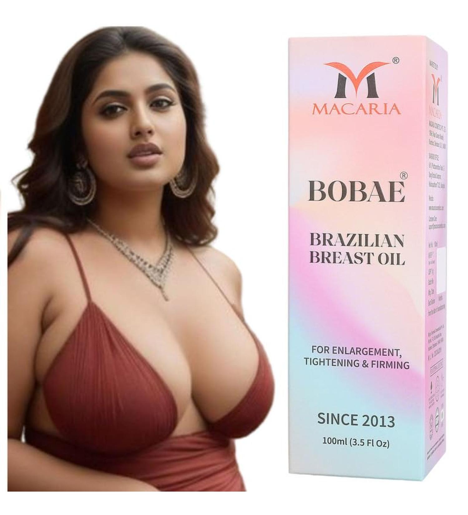  MACARIA Breast Oil for Breast Enlargement & Enhancement Oil helps in women get Refine Bust Line - Buy Online on GoSupps.com