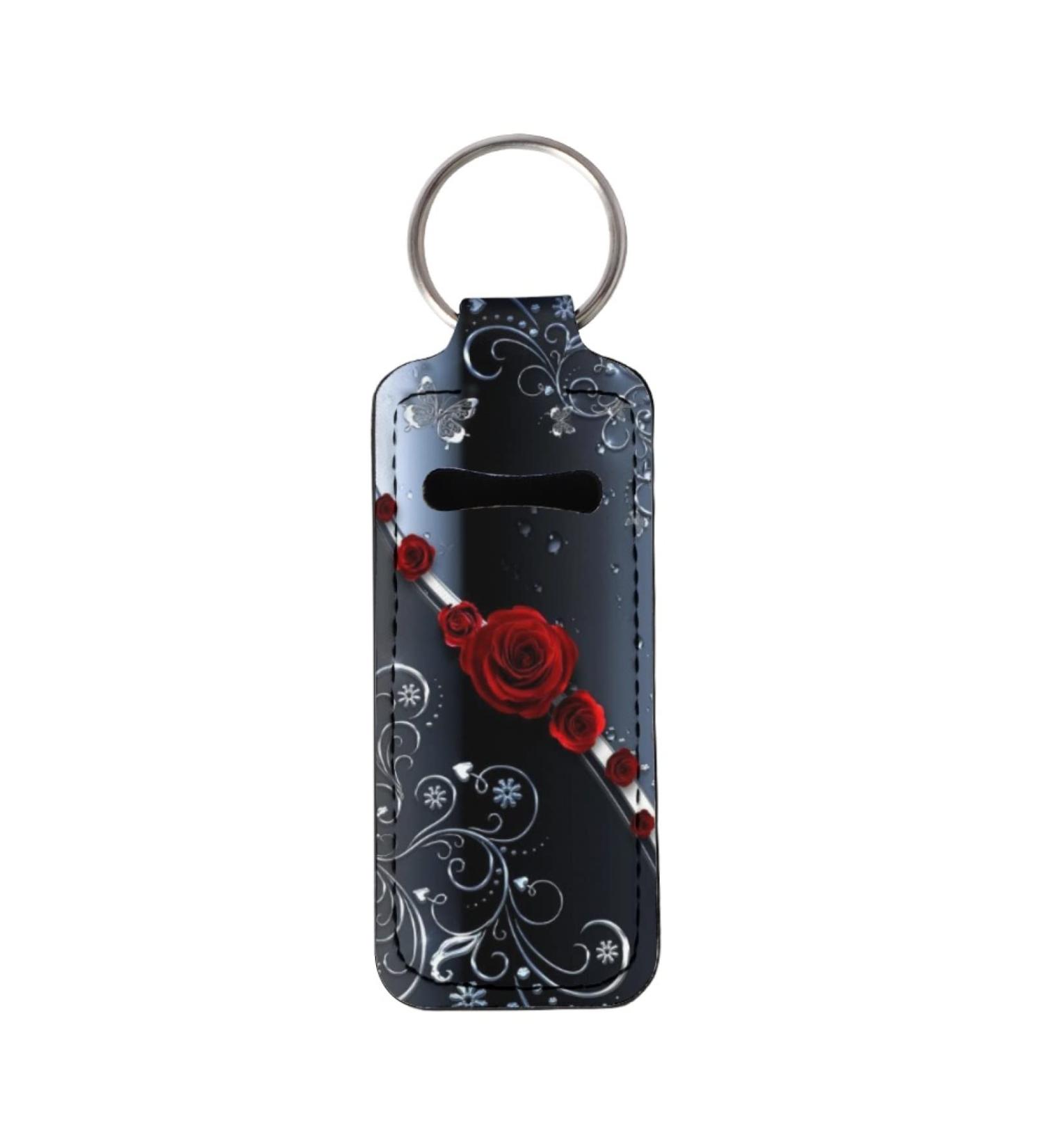 Lip Balm Keyring for Women Girls Gothic Rose - Buy Online on GoSupps.com