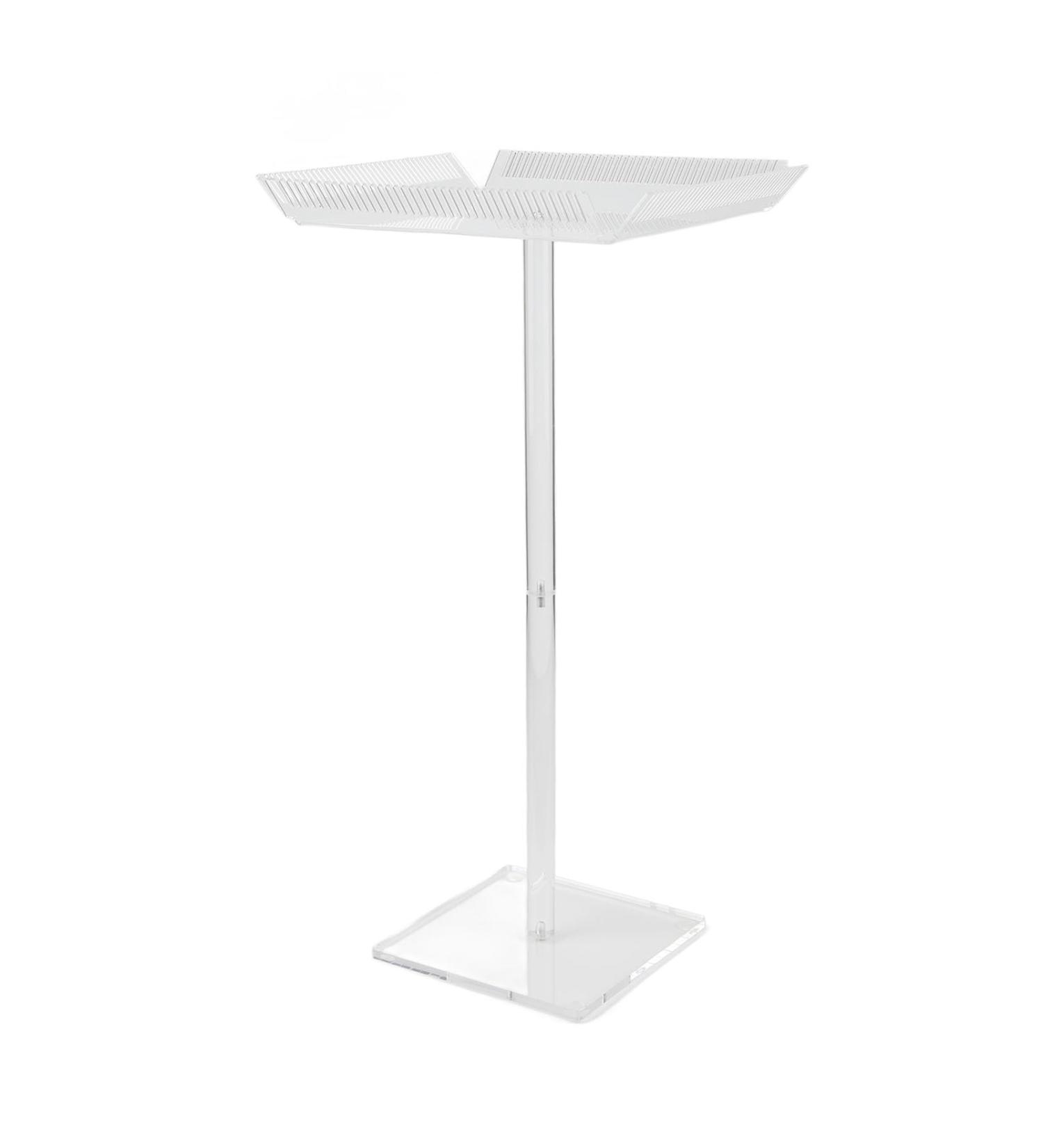 Yosoo Health Gear Hair Extension Display Stand Square Top Hair Extension Stand Sturdy Acrylic Braiding Hair Hanger Rack Transparent Clear Hair Extension Holder Organiser for Home Salon - Buy Online on GoSupps.com