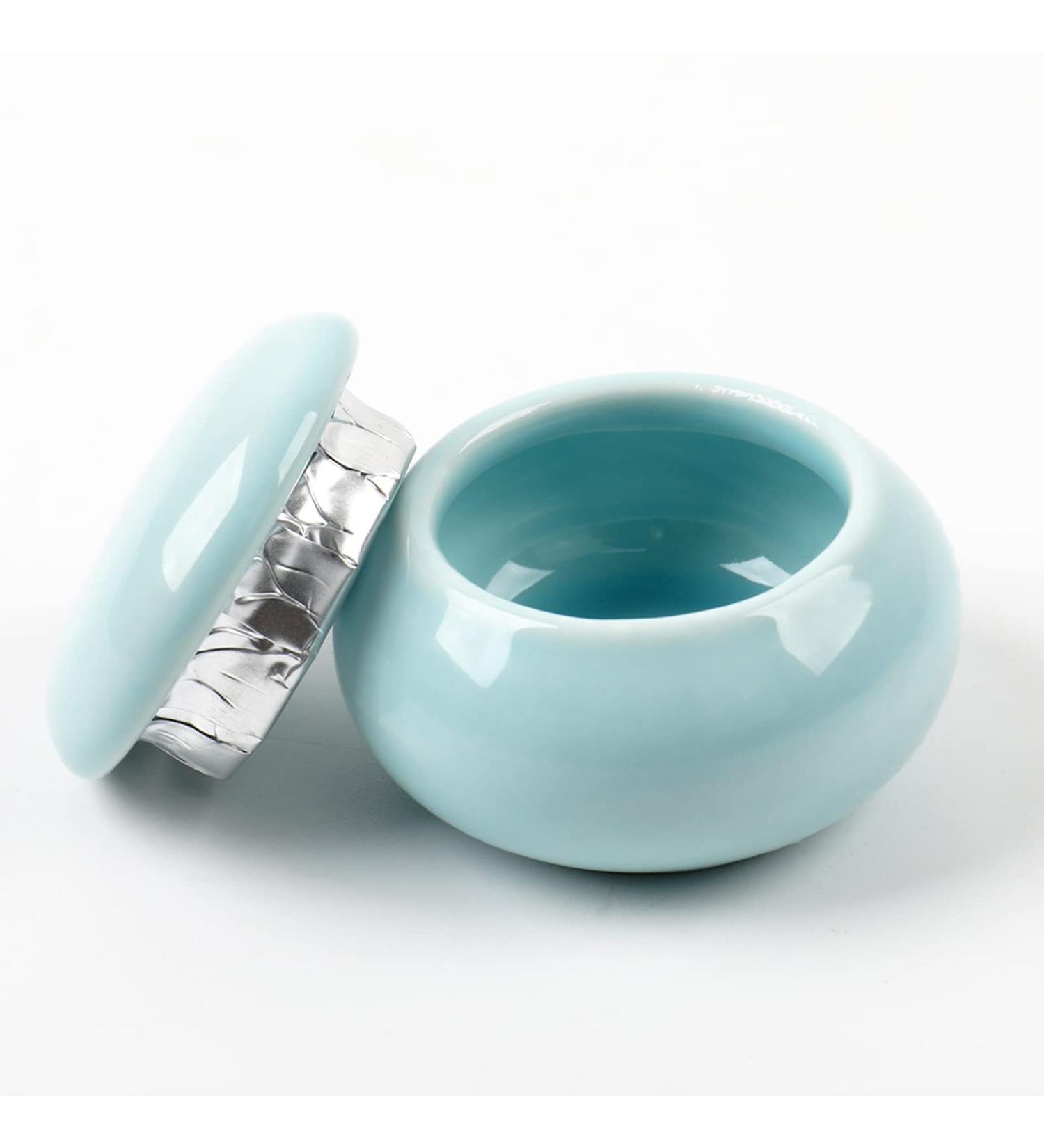 ANGNYA 17ML Ceramic Dappen Dish for Acrylic Nails with Lid - Nail Techs Beginners Must-Have - Buy Online on GoSupps.com