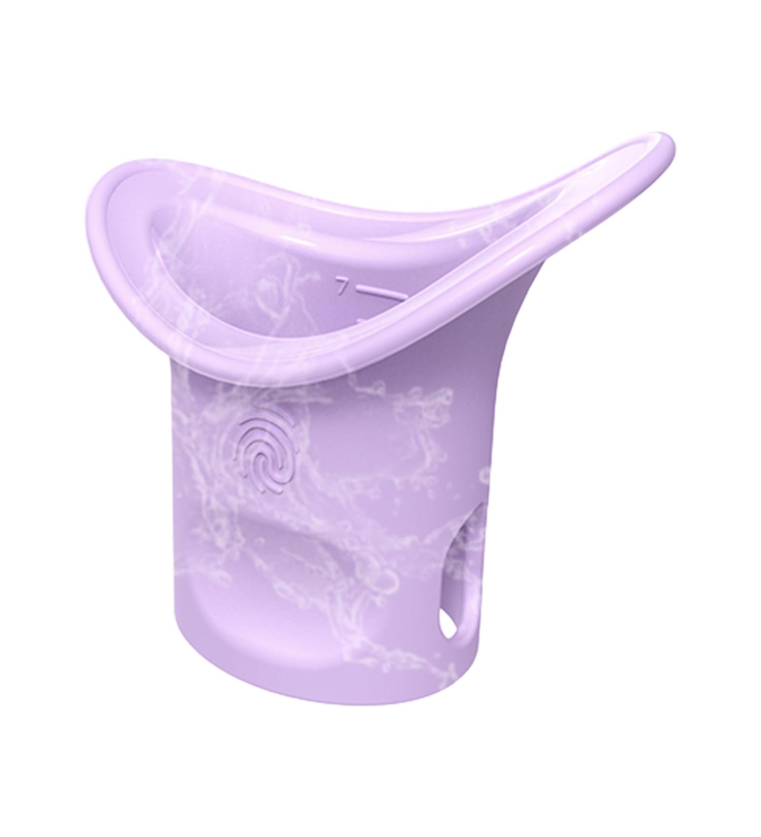 Eye Wash Cups | Eye Flush Kit Silicone Eye Wash Cup - Eye Cleaner Cup with Scale Eye Bath for Eye Washing Refresh and Clean Tired Eyes Lencyh Purple - Buy Online on GoSupps.com
