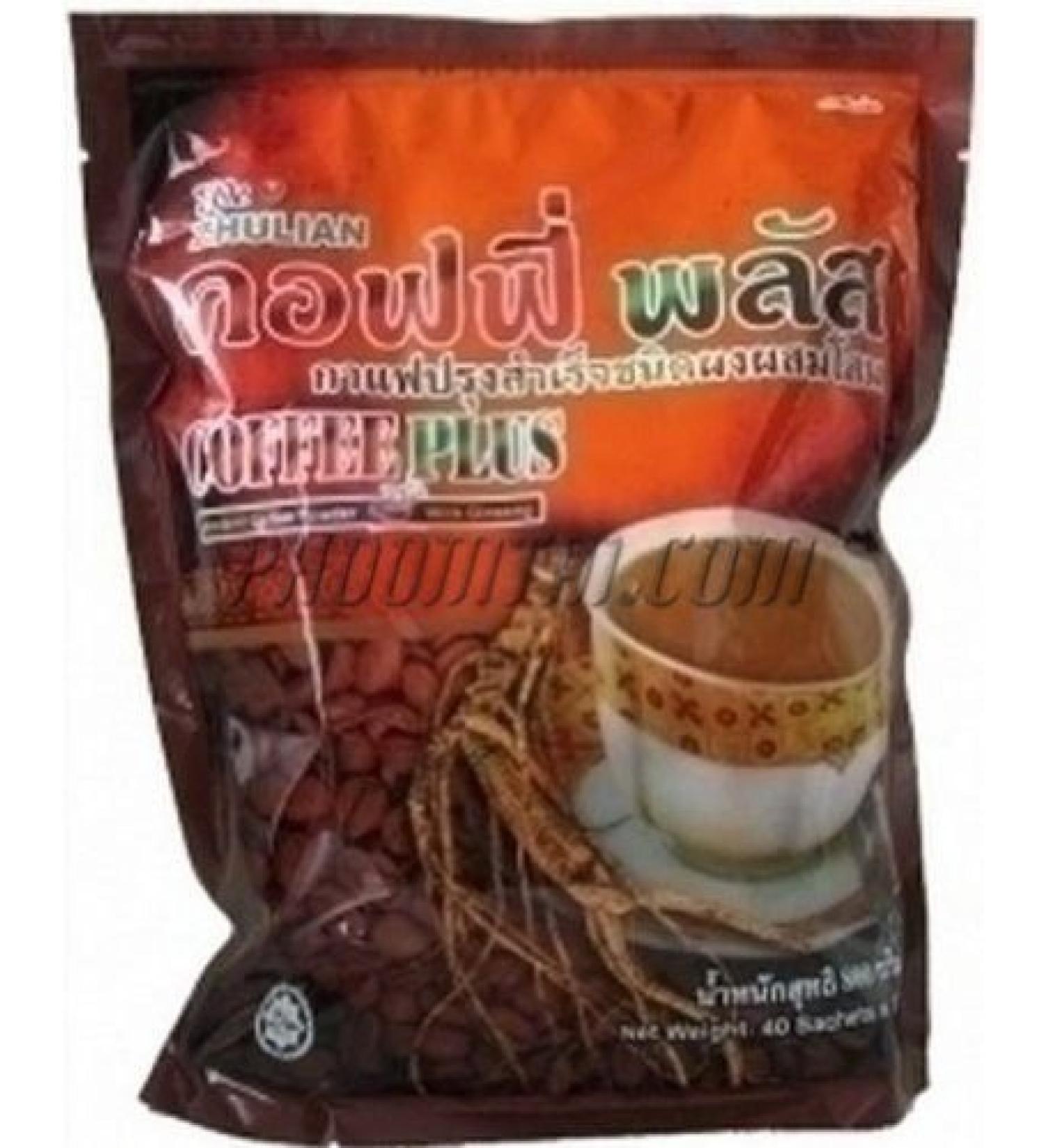 84 X 20 G Sachets Zhulian Instant Coffee Plus with Ginseng Herb Extract for Health by Zhulian