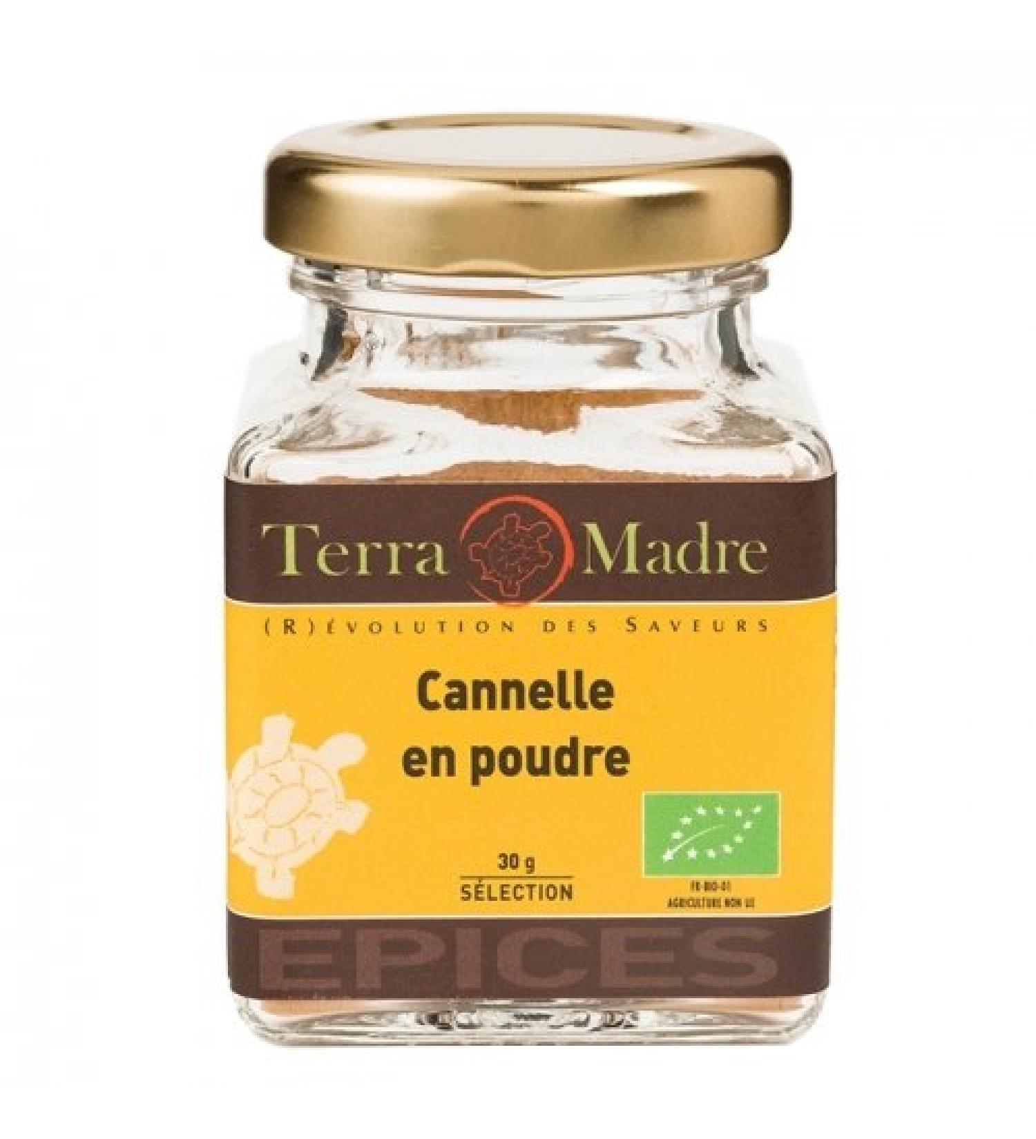 TERRA MADRE Organic Cinnamon Powder 30g - Sri Lanka