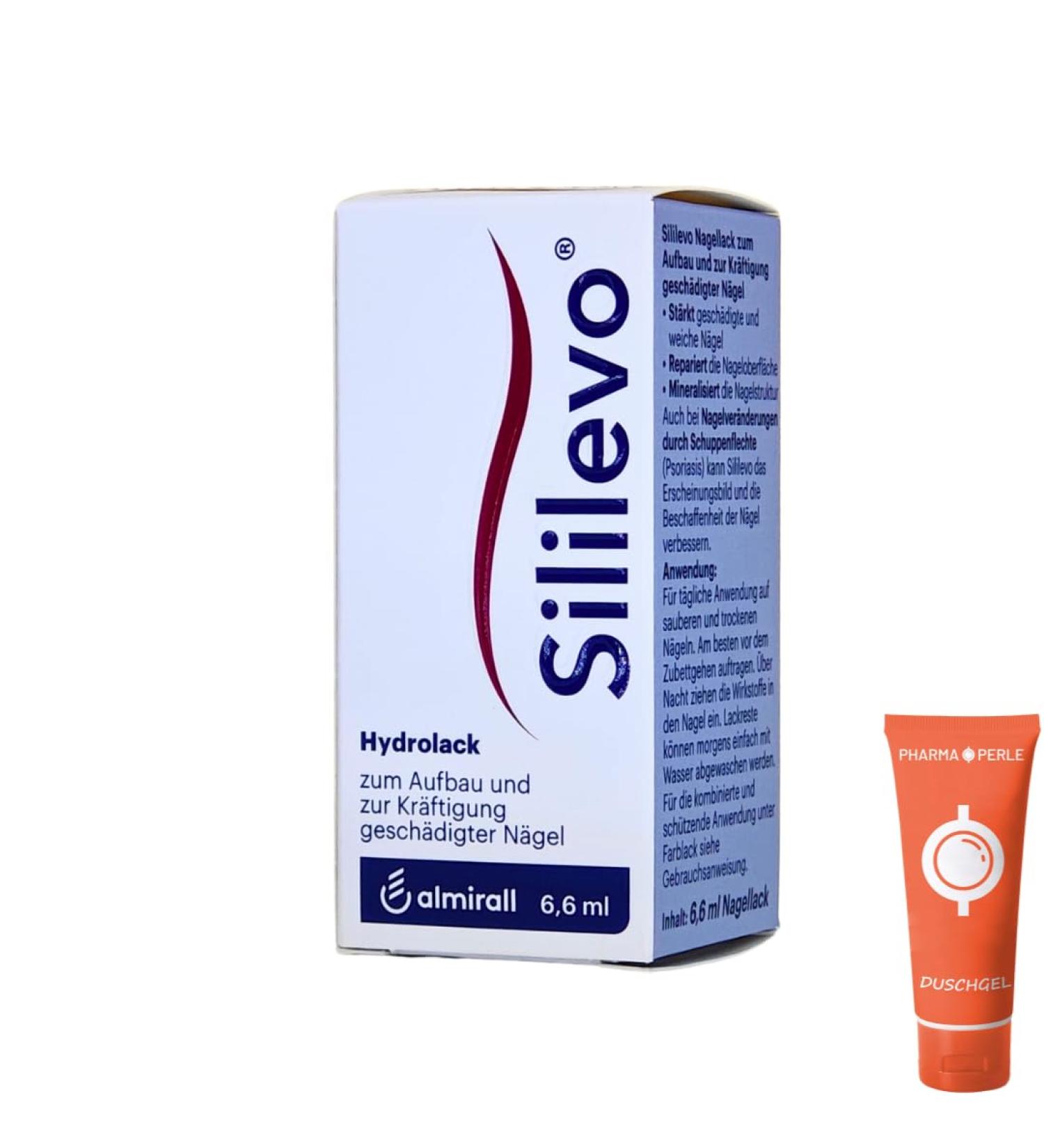 Sililevo Hydrolack 6.6 ml - Strengthen & Repair Damaged Nails | Medical Nail Solution for Splits Breaks & Psoriasis | Savings Set & Pharma Pearl - Buy Online on GoSupps.com