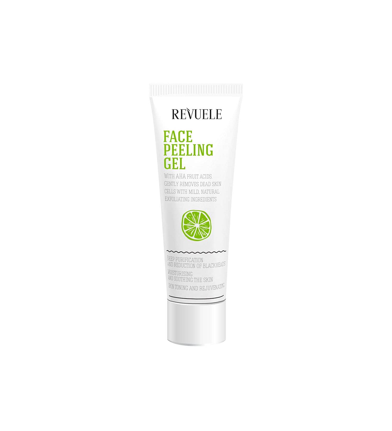 Revuele - Face Peeling Gel with AHA Fruit Acids - 80ml - Buy Online on GoSupps.com