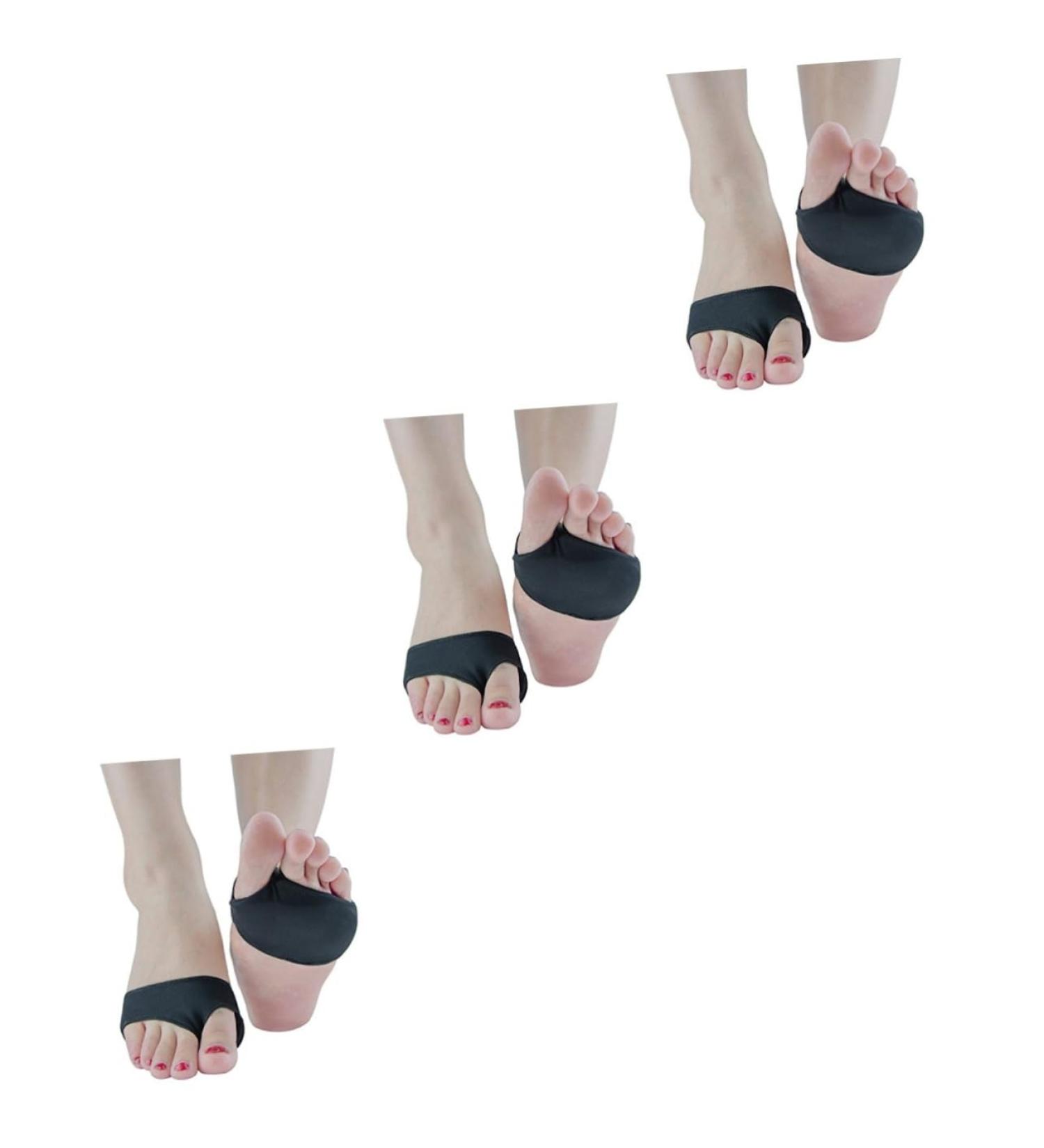 FOMIYES Half Sleeve Gel Pad Cushions - 3 Pairs Non-Slip Ball of Foot Pads for Shoes - Best Forefoot Insoles for Comfort & Grip - Buy Online on GoSupps.com