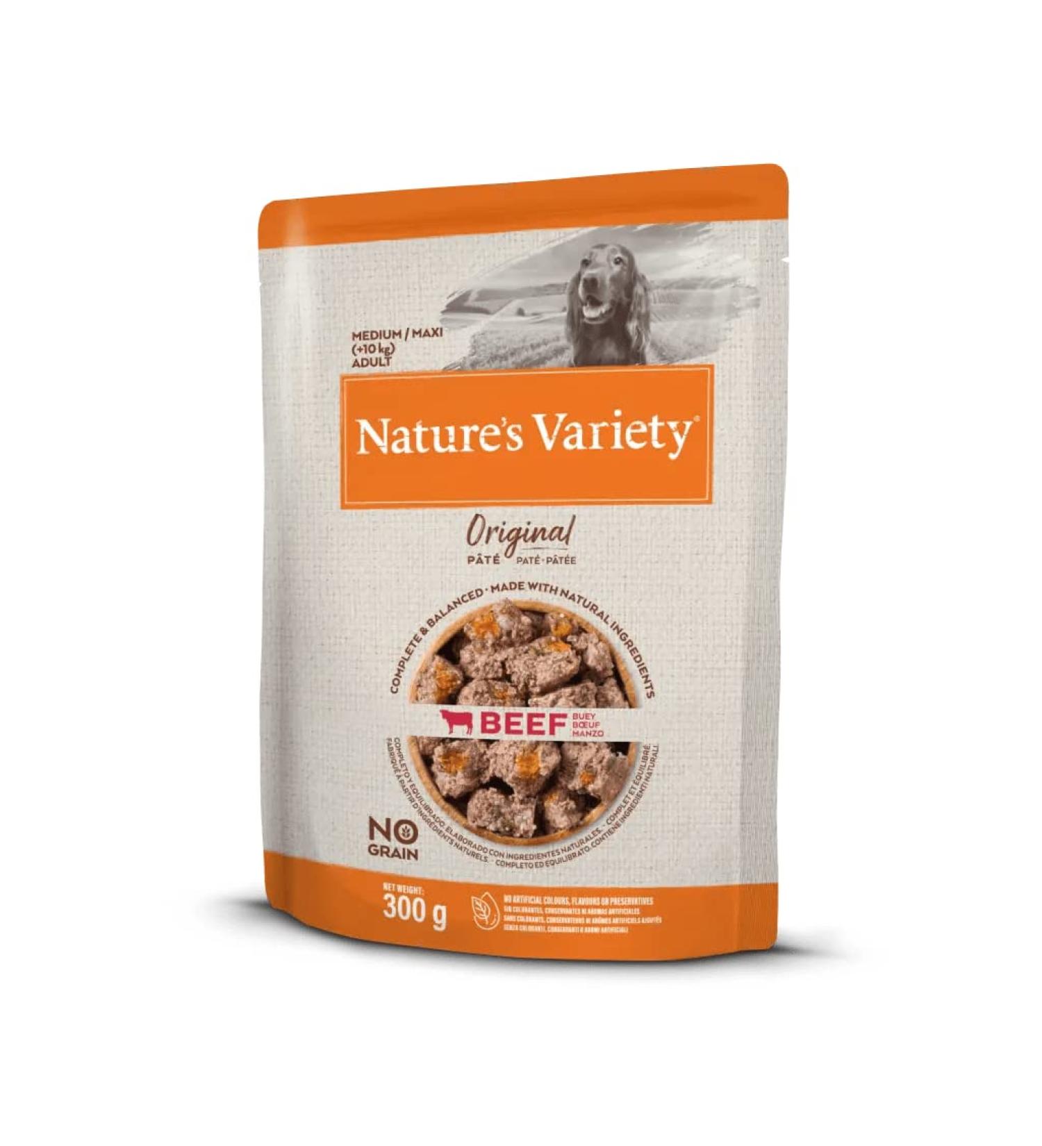 Nature's Variety Canine Adult Pate Medium Max Beef 300 g