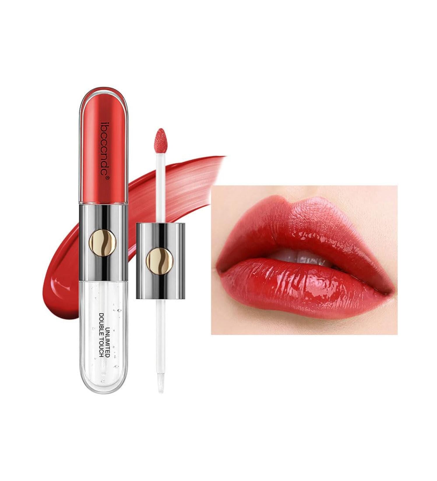 Zalati Lip Gloss 6ml Lip Glow Oil with 2in1 Dual Colors Tips Longlasting nourishment for lip care - Buy Online on GoSupps.com