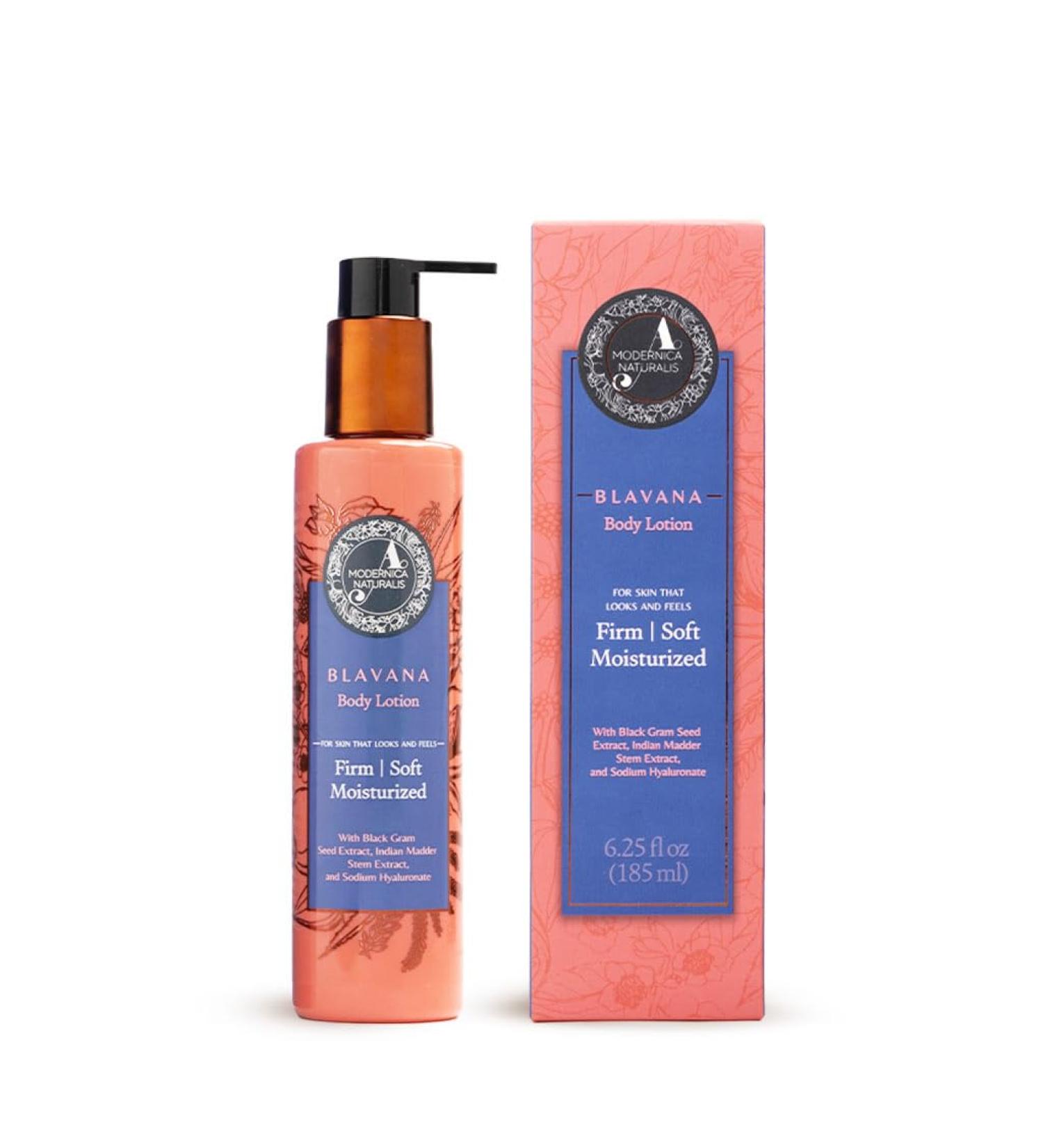 Blavana Body Lotion Intensely Moisturizes Dry Crepey Skin on the Neck Arms Thighs & Legs | Fast-Absorbing Lightweight | Black Gram + Indian Madder + Sodium Hyaluronate + Glycerin | 6.25 fl. oz - Buy Online on GoSupps.com