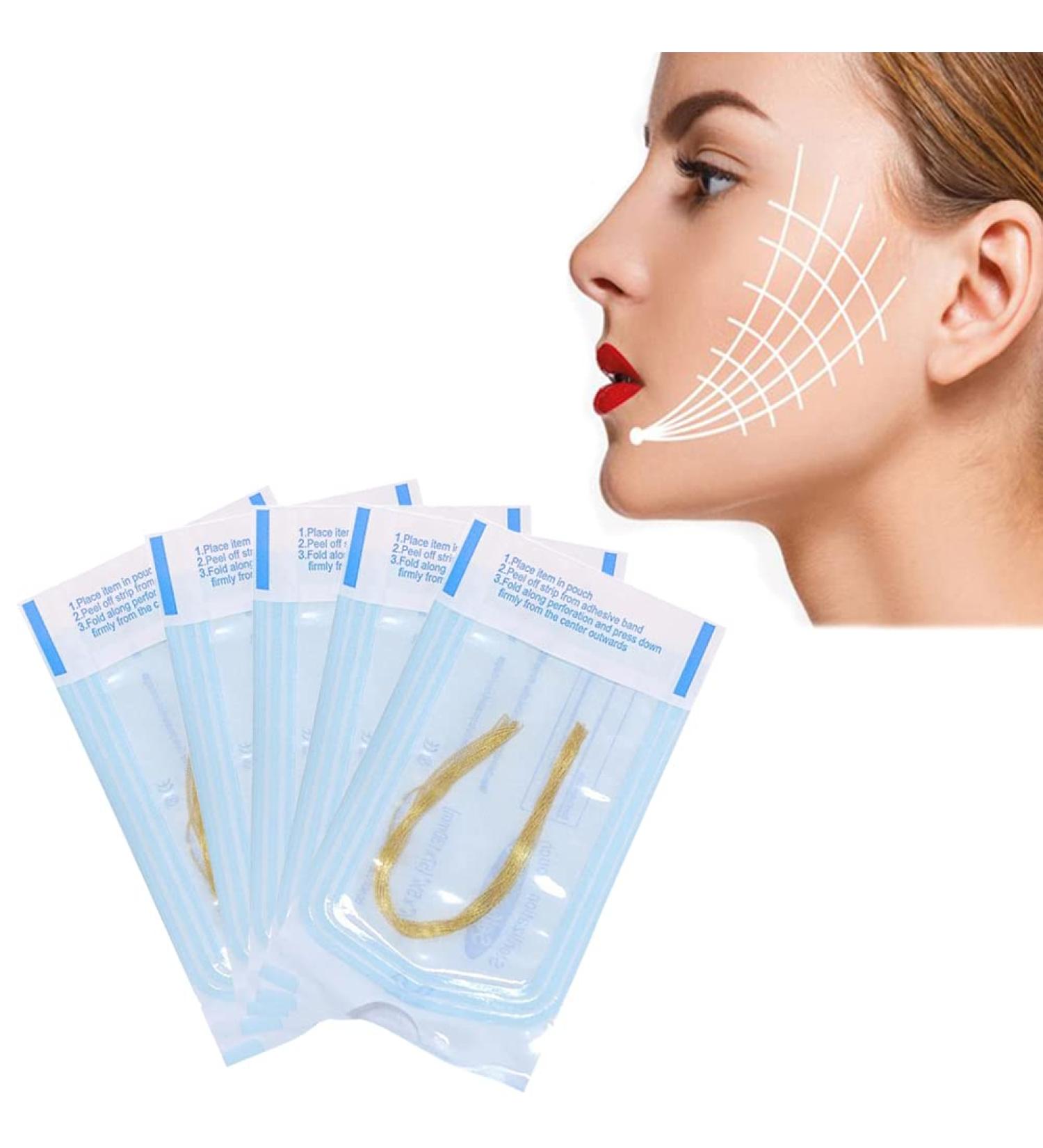 Fils de Soie de collag ne pour Fil de Soie Lifting de Fil de Soie pour Le resserrement de la Peau collag ne Actif pour Le Visage Fils de Soie Lifting et renforcent efficacement la Peau du Visage - Buy Online on GoSupps.com