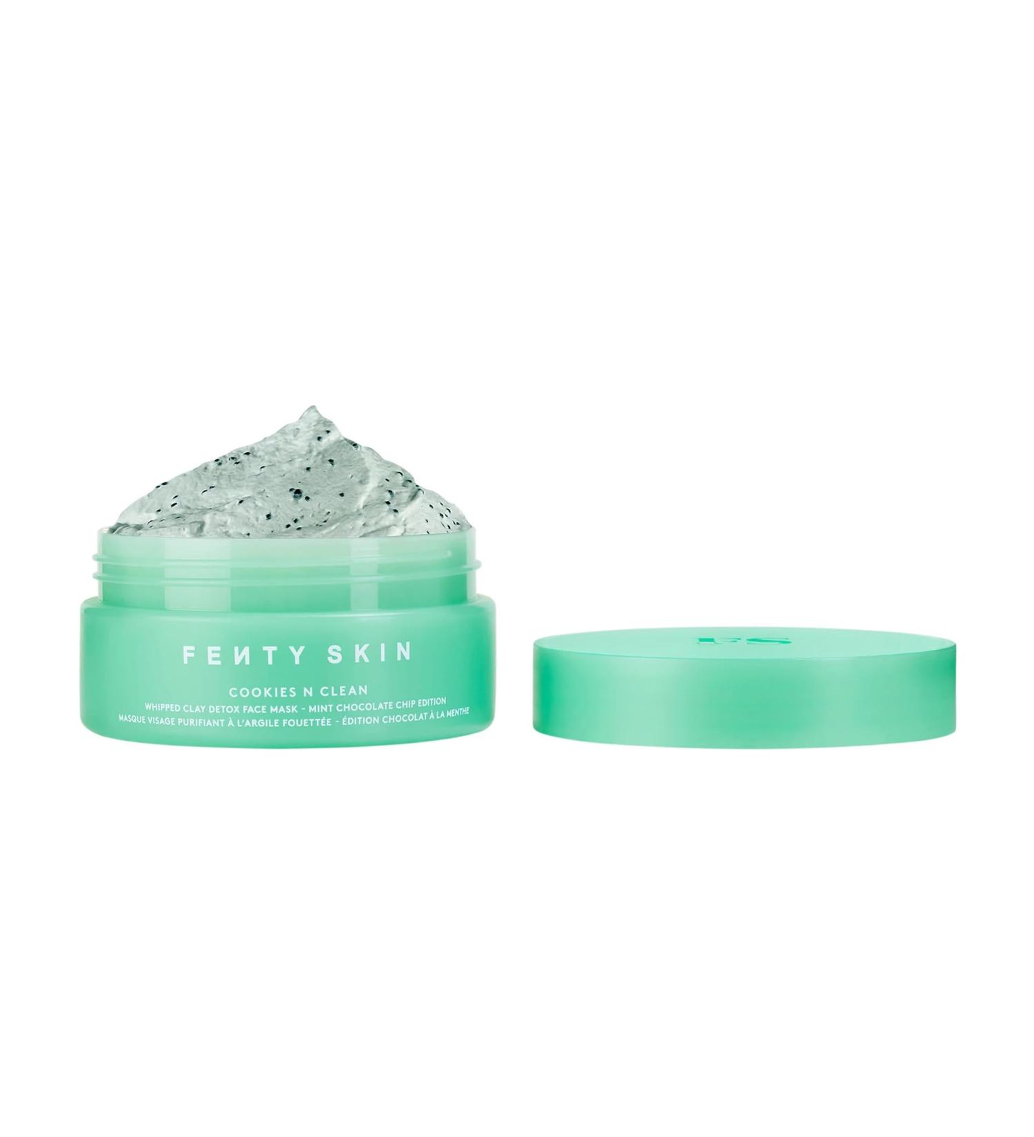 Fenty Skin Cookies N Clean Whipped Clay Pore Detox Face Mask - Mint Chocolate Chip Edition 2.5 oz / 75 ml Mint Chocolate Chip