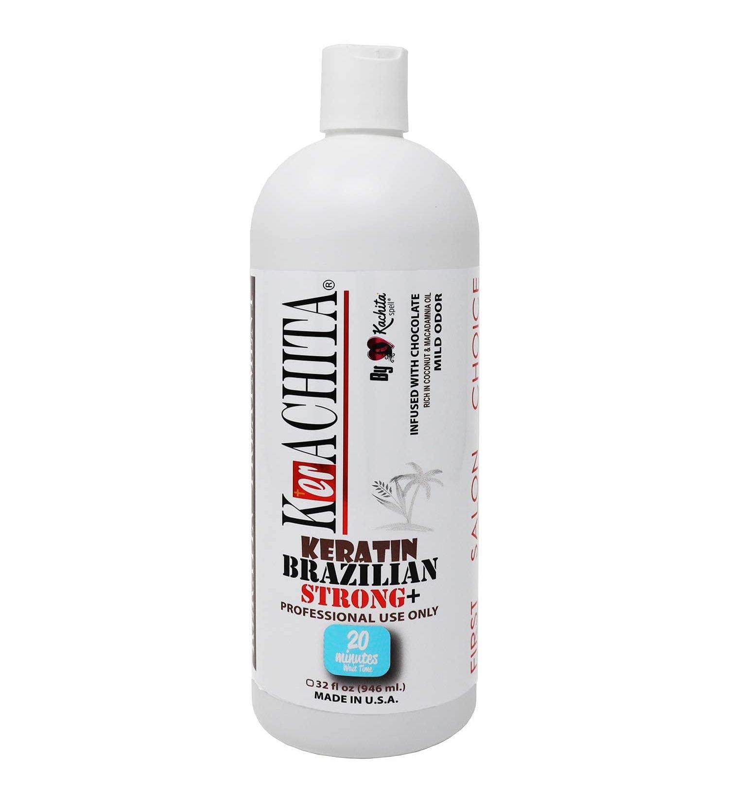 KERACHITA Brazilian Keratin Chocolate Strong 32 floz - Professional Hair Smoothing Treatment 1 Litre - Made in USA - Buy Online on GoSupps.com