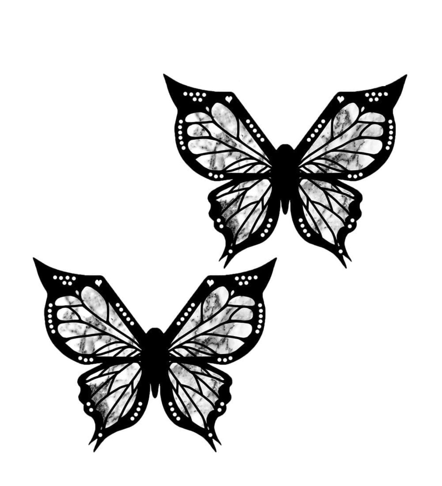 Tovmekdjn Butterfly Stencil for Eyeliner Butterfly Eyeliner Stencil Butterfly Eye Makeup Stencil Butterfly Stencil Works 2Pcs - Buy Online on GoSupps.com