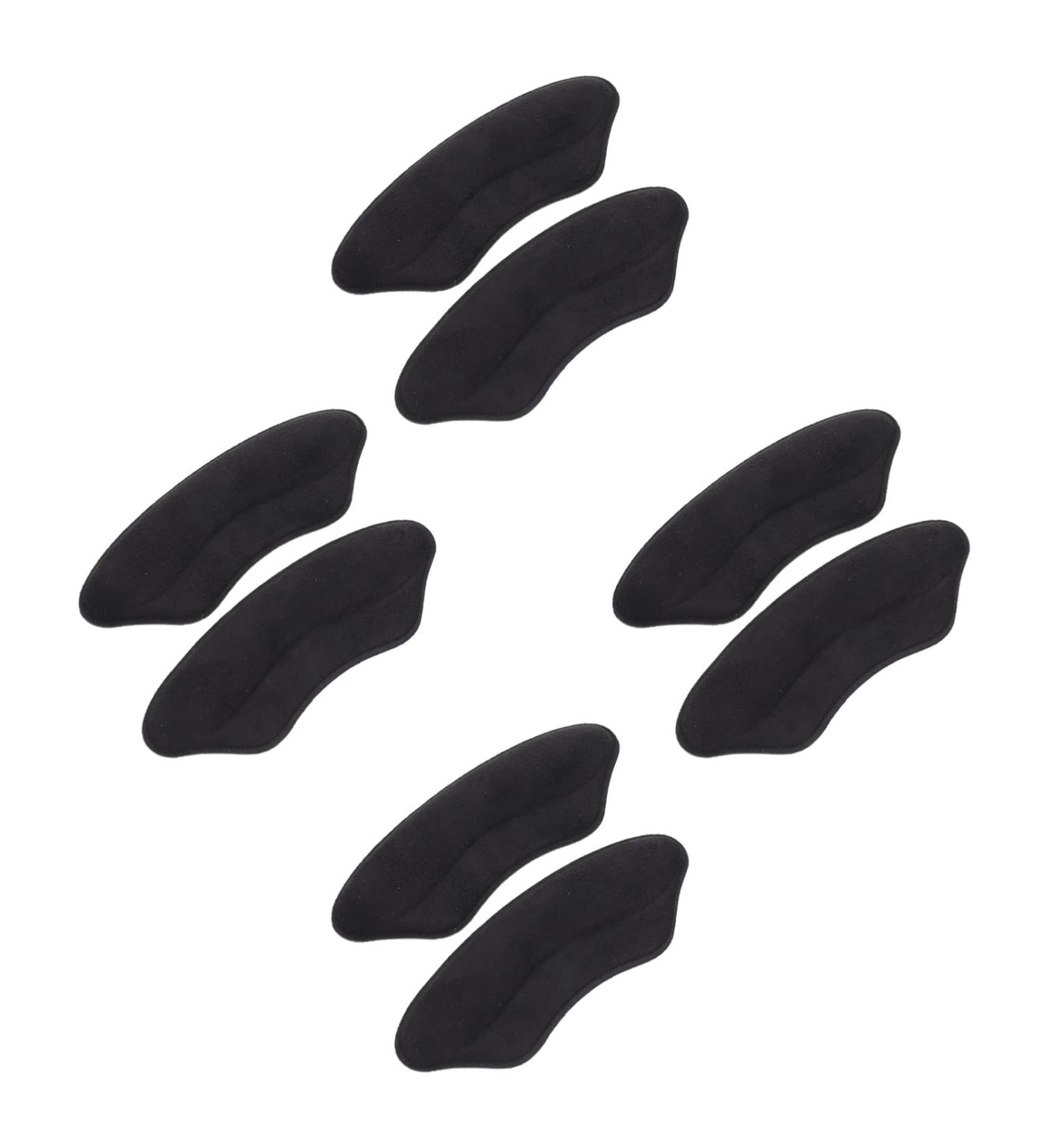 4 Pairs Heel Stickers & Cushions - Comfort Inserts for Women s High Heels & Sneakers - Wear-Resistant Anti-Leather Fleece - Replaceable Heel Liners in Black - Buy Online on GoSupps.com