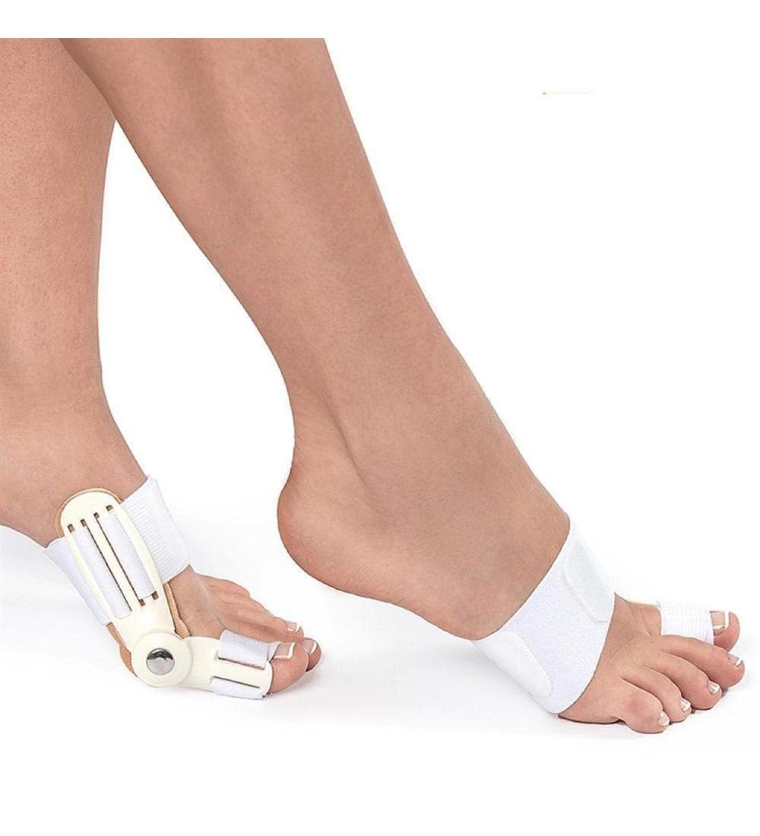 Adjustable Bunion Splint & Corrector - Bent Toe Straightener & Toe Separator for Men & Women - Day & Night Support - Buy Online on GoSupps.com
