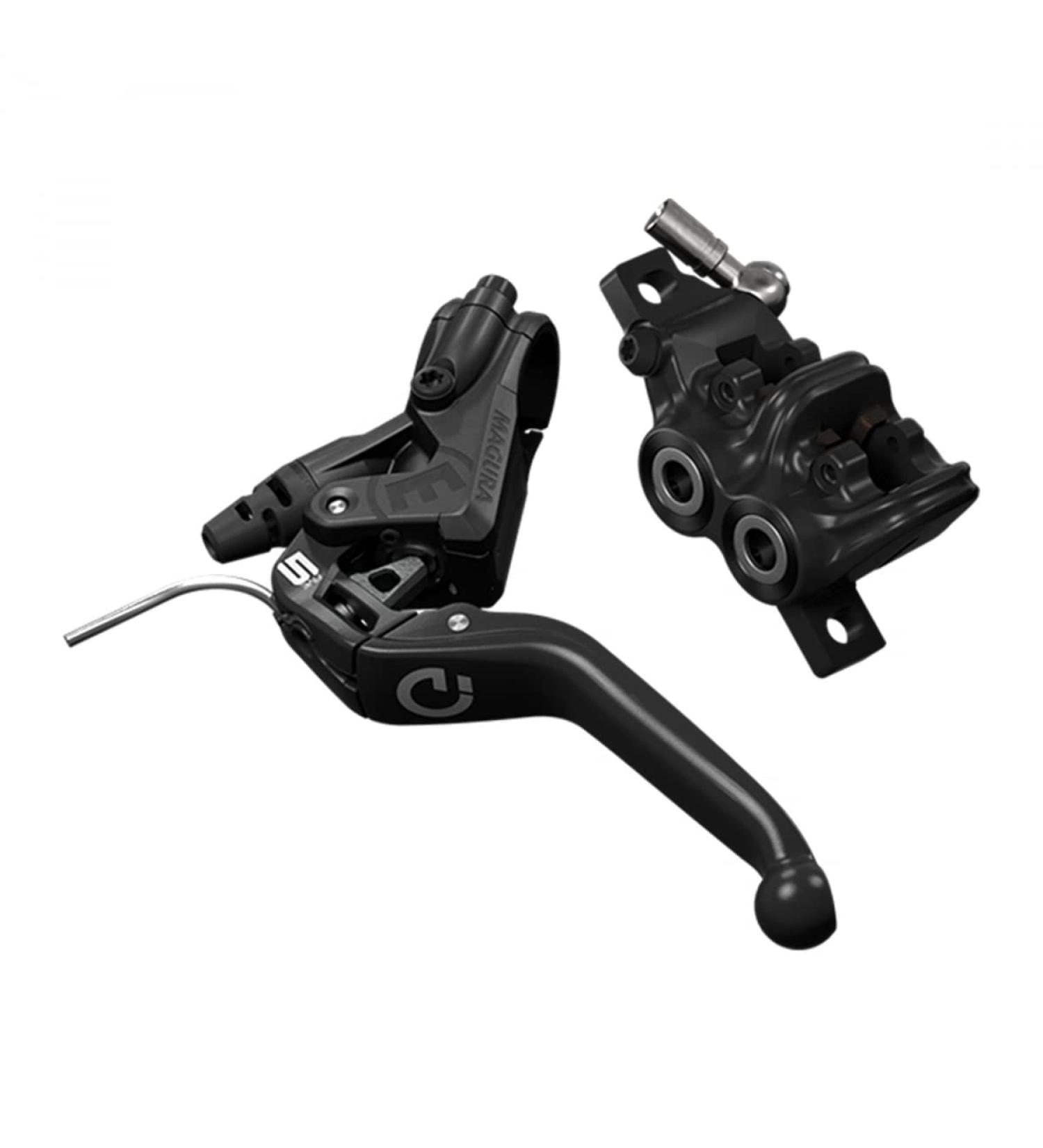 Magura MT5e Scheibenbremse VR/HR Ausfhrung Schalter: HIGO-Schliesser, Bicycle Brake, Unisex-Adult, Black, One Size