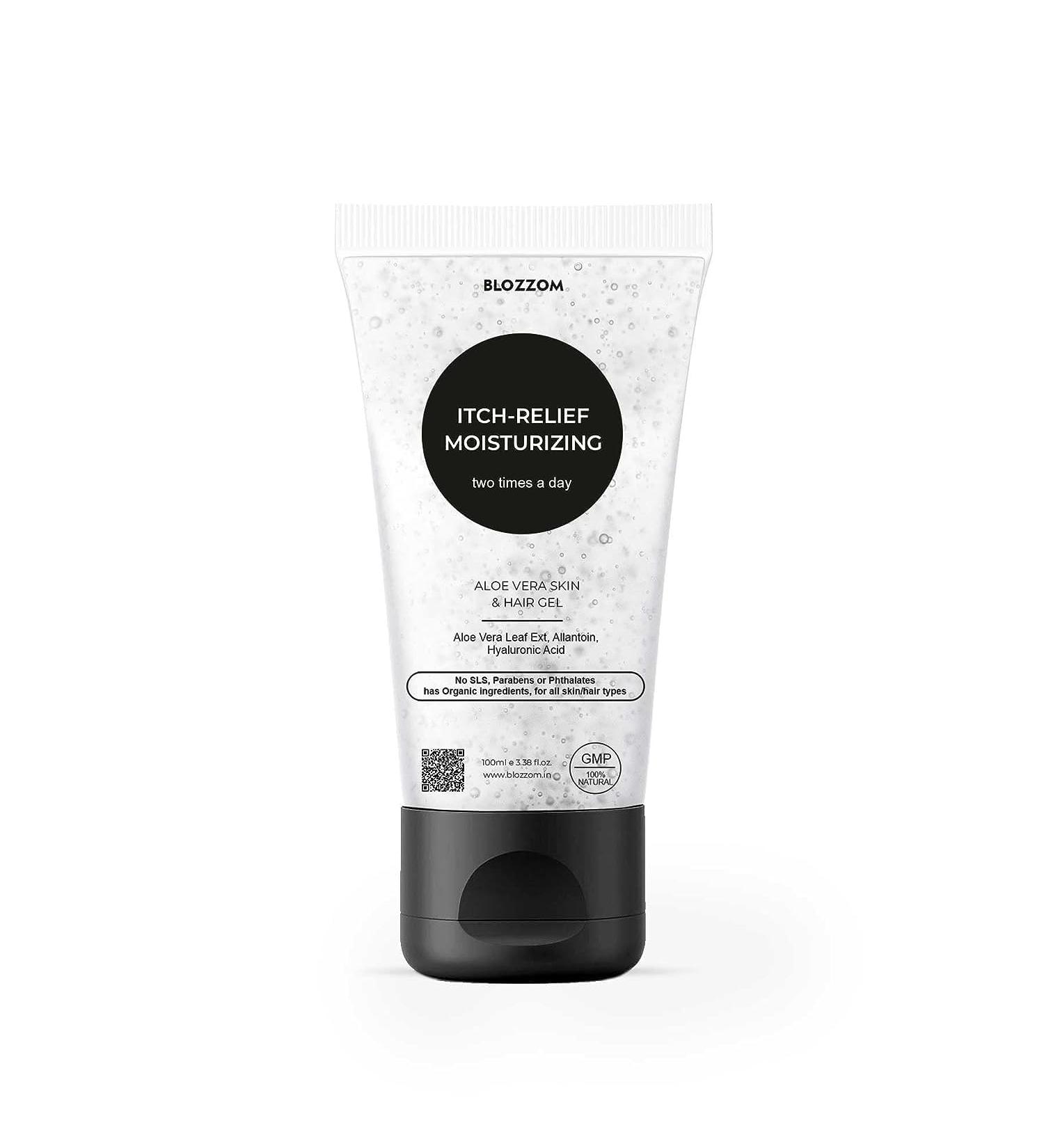 Moisturizing Aloe Vera Skin & Hair Gel for Hydrated & Glowing Skin 100ml (Pack of 1)