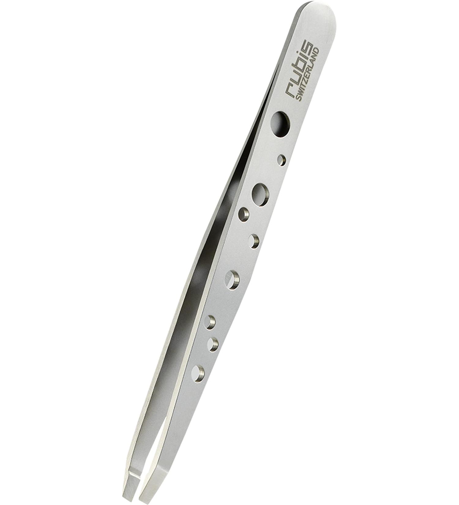 Rubis Universal Eyebrow Tweezers - Straight Tip Precision Tweezers for Perfect Eyebrows | Shop Elegance Internationally - Buy Online on GoSupps.com