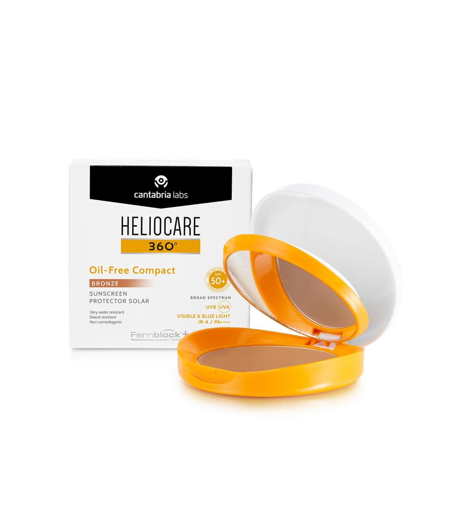 Heliocare Compact Oil Free Bronze 10 g - Buy Online on GoSupps.com