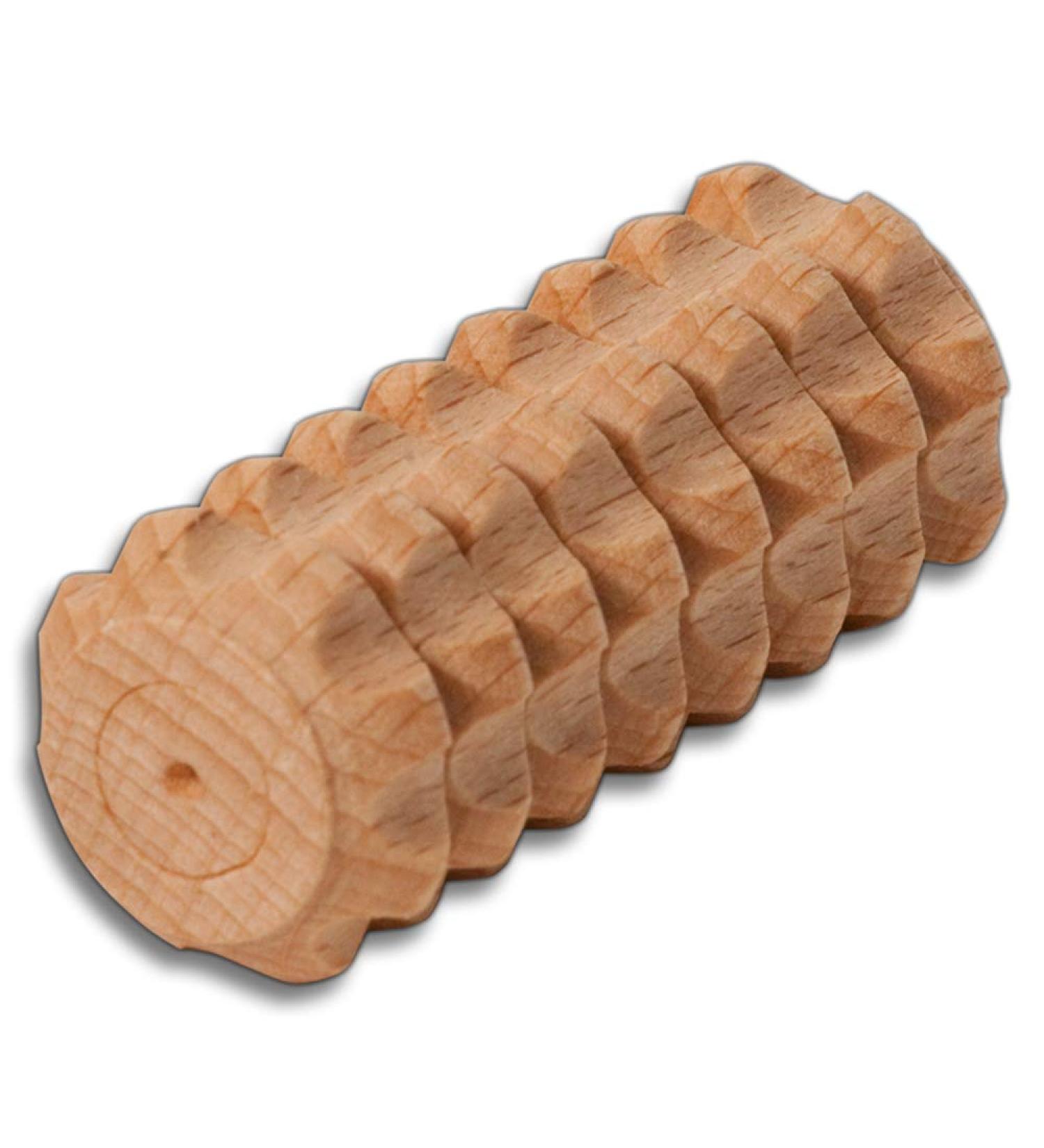 Hofmeister massage device made of beech wood against tension and pain wellness & relaxation for the hand natural product from Europe hand-massage scooter 11 cm hand (large) 11 x 3.5 cm