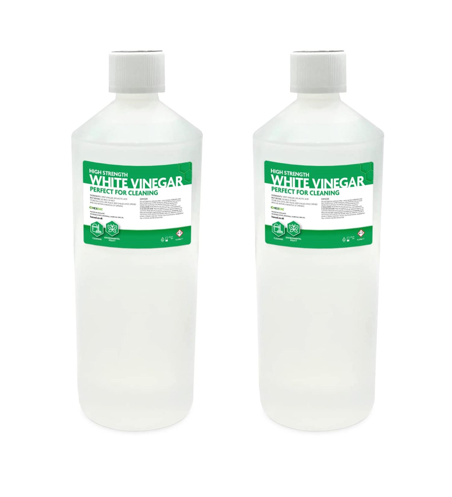 Hexeal High Strength White Vinegar | 2L | Cleaning - Grease Remover Surface Cleaner Floor and Window Cleaner - Buy Online on GoSupps.com