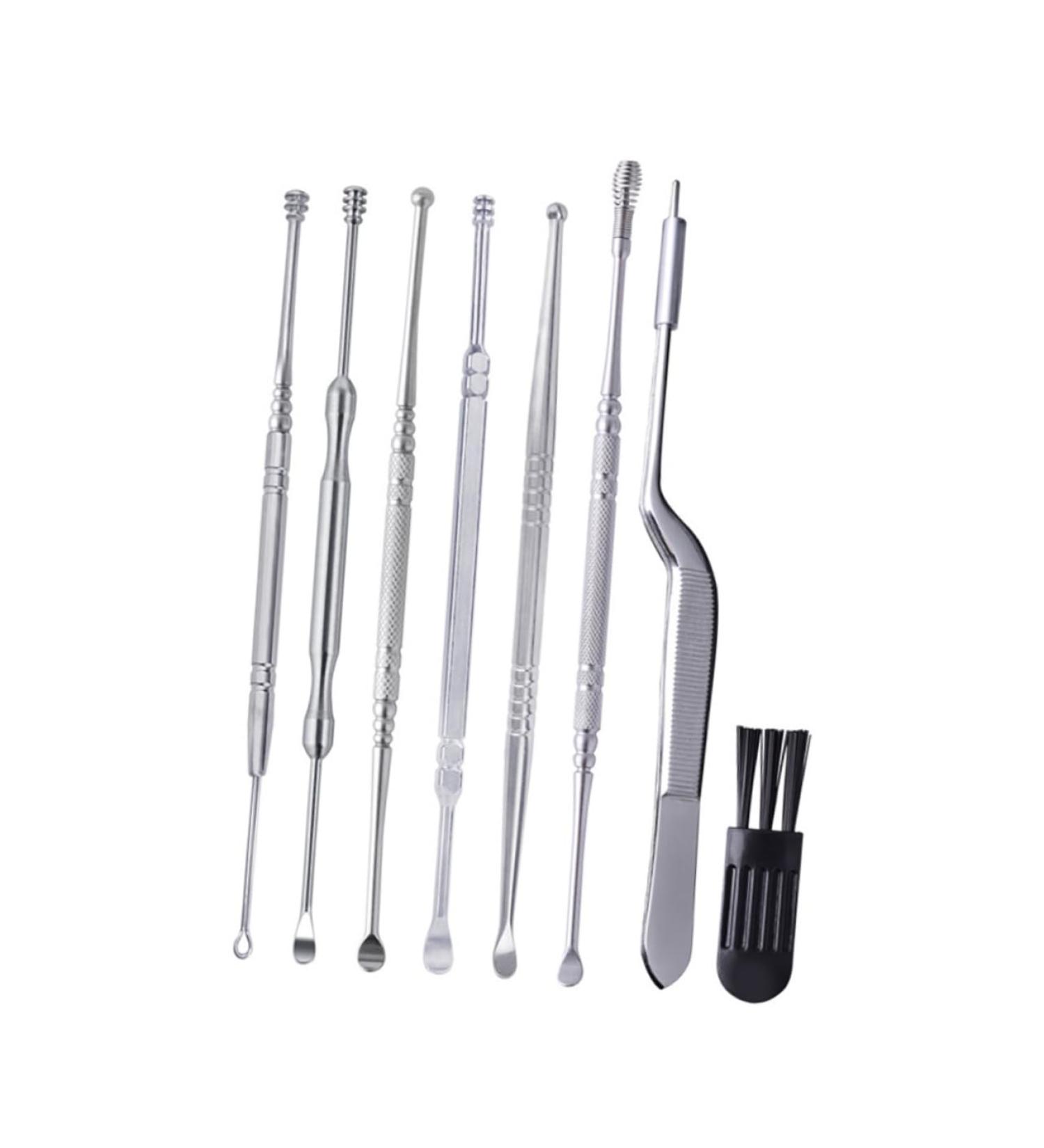 TOVINANNA 1set Ear Cleaning Tool Ear Wax Removal Kit Stylish Design for Family Use Includes Various Shapes for Cleaning - Buy Online on GoSupps.com