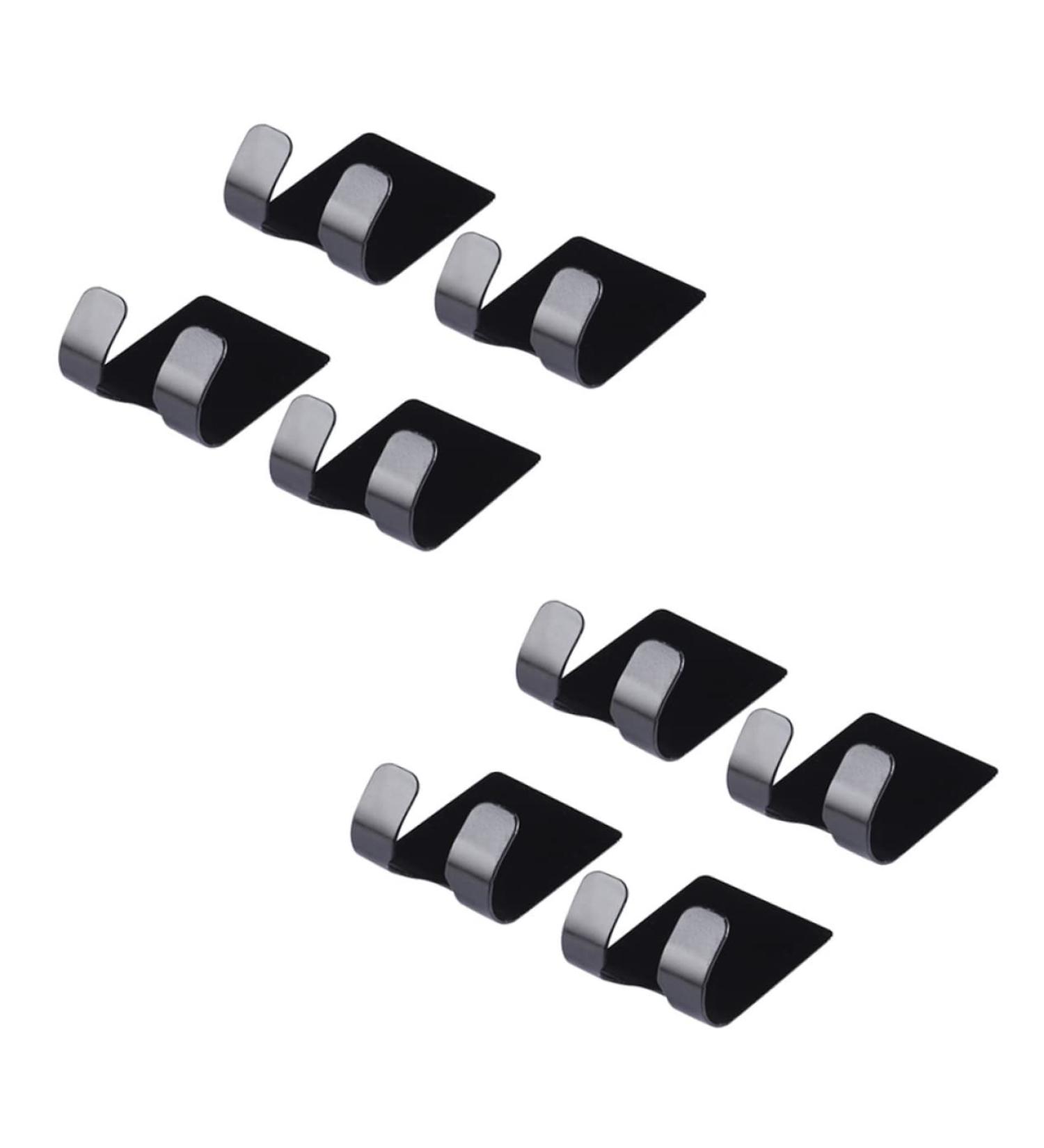 Cabilock 24 PTK Stainless Steel Razor Hangers Hooks - Kitchen Utensils & Shaving Storage - Black Wall Hooks (6.1x4.5cm 3pcs) for Childproof Organization - Buy Online on GoSupps.com