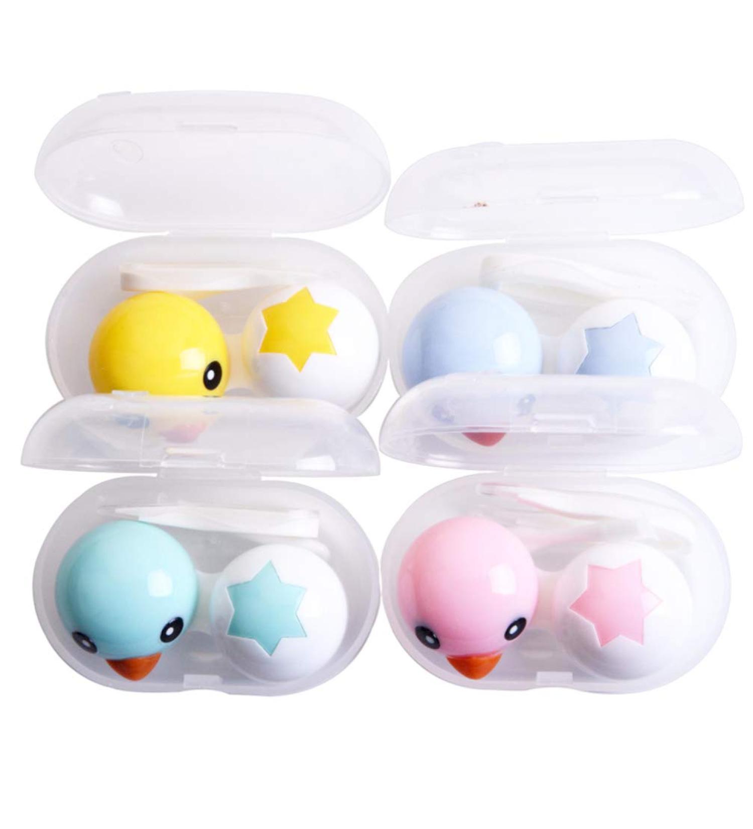 Healifty 4pcs Duck Lens Container Holders - Innovative & Fun Storage Solutions for Contact Lenses - Buy Online on GoSupps.com