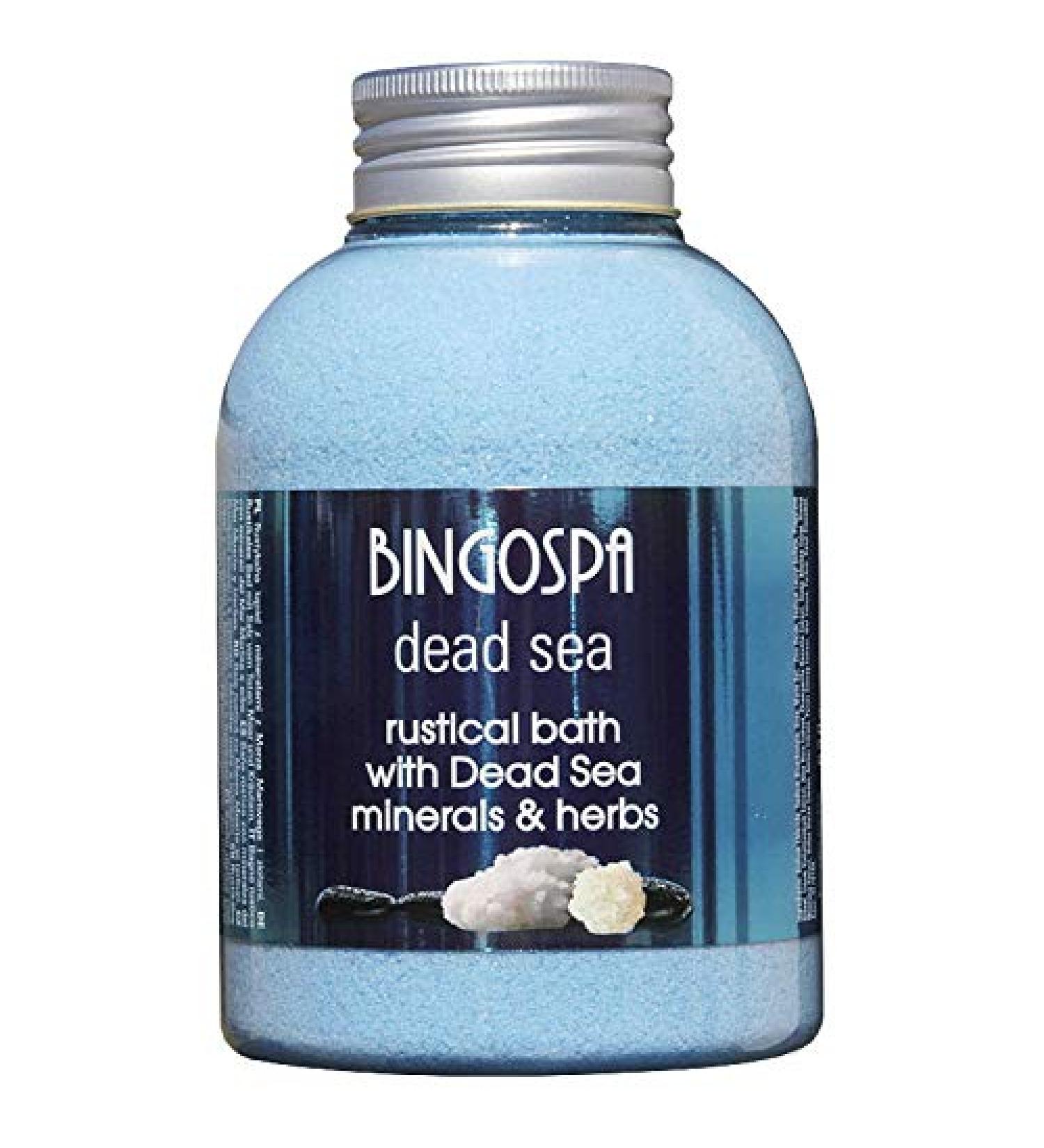BINGOSPA dead sea Rustic bath with Dead Sea salt bath foam bubble bath for skin hydration skin regeneration - 620 g