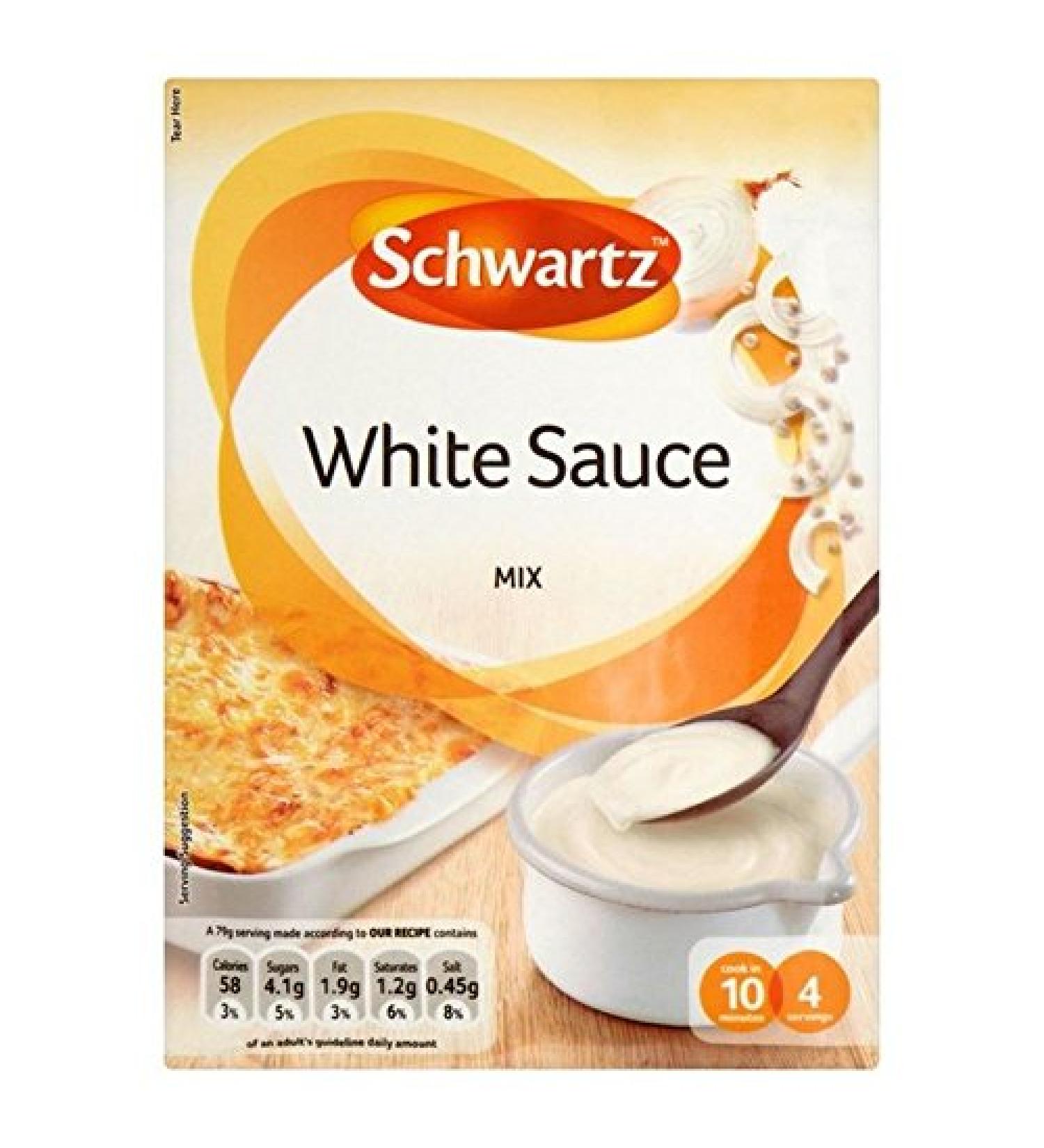 Schwartz Schwartz Sauce Blanche 25G (Pack of 6)
