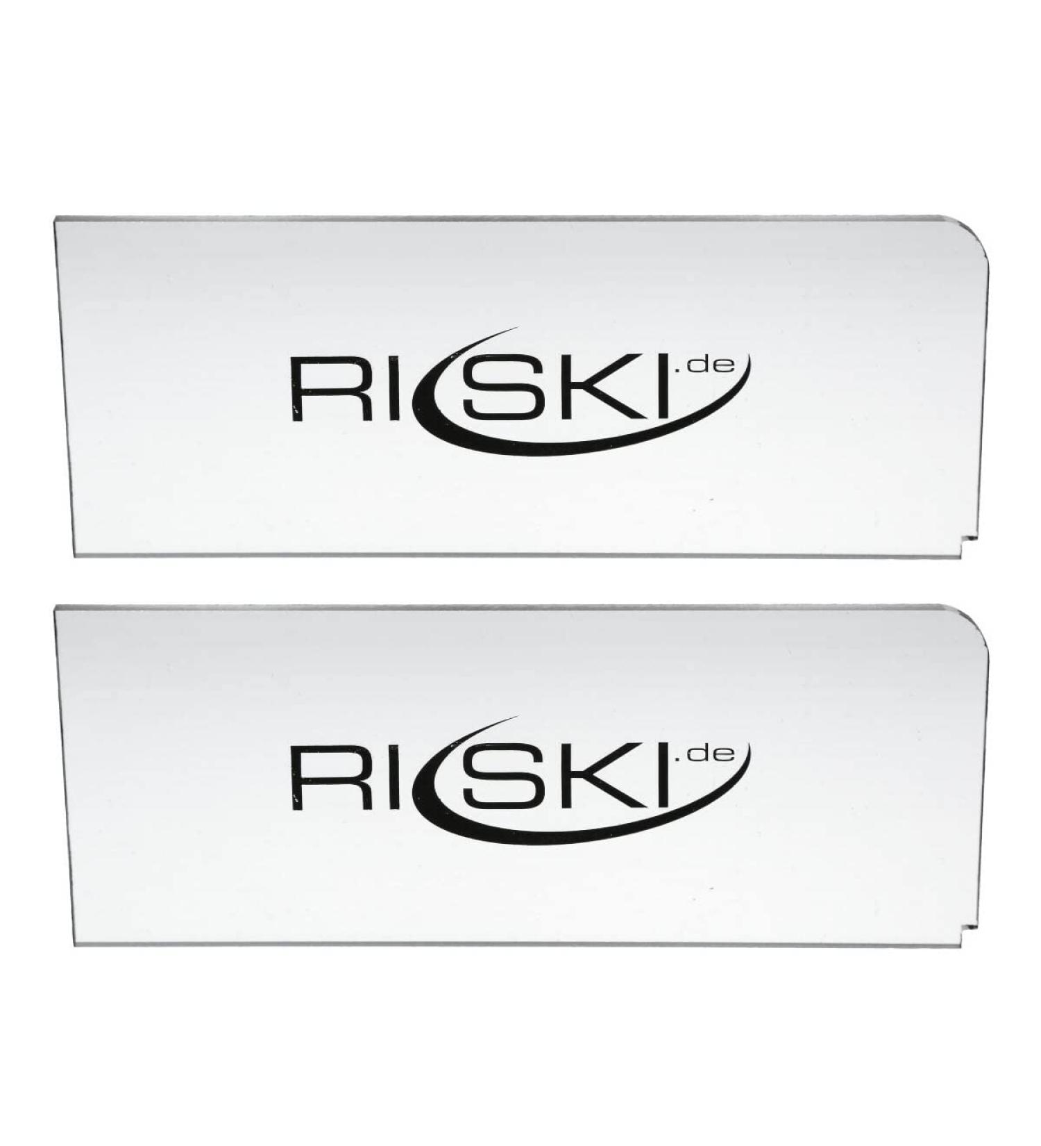RiSki ski wax scraper blade - Plexi blade 5 mm (set of 2)