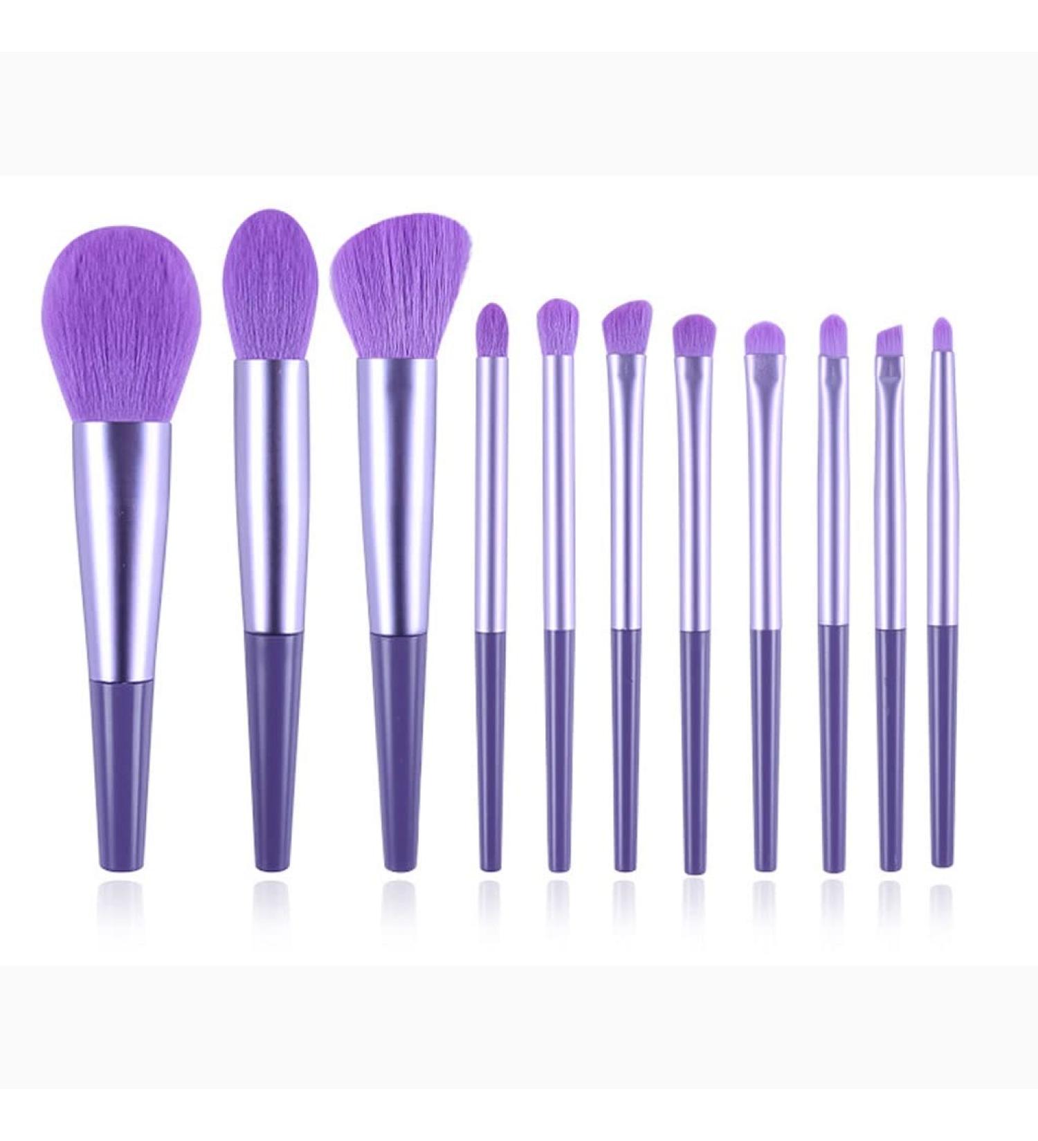 Eleven Makeup Brushes Set | Professional Blush & Eye Shadow Tools for Flawless Beauty - Buy Online on GoSupps.com