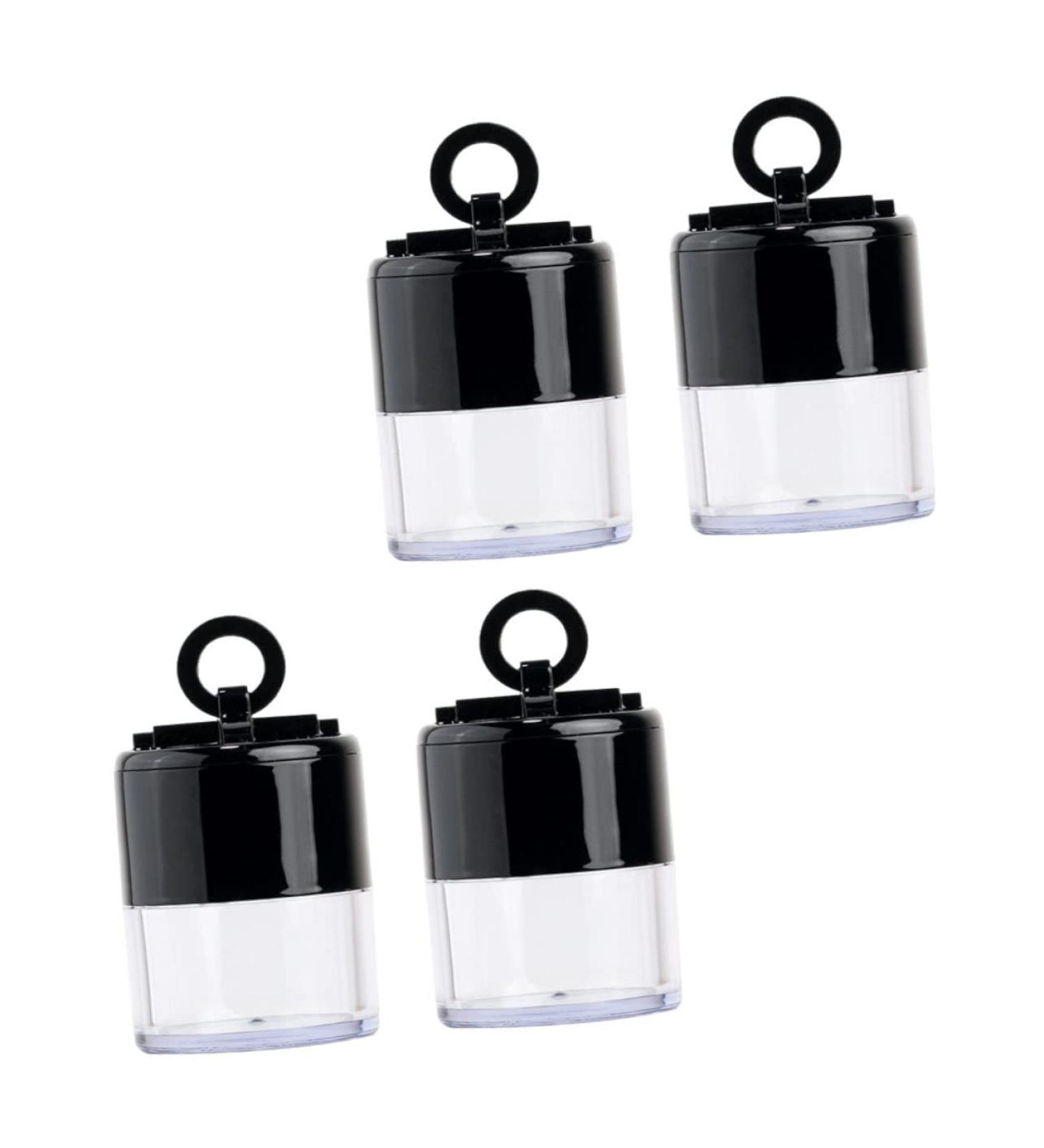 Housoutil 4pcs Loose Powder Box Powder Box Sponges Makeup Women Cosmetic Supply Portable Makeup Stand Travel - Buy Online on GoSupps.com