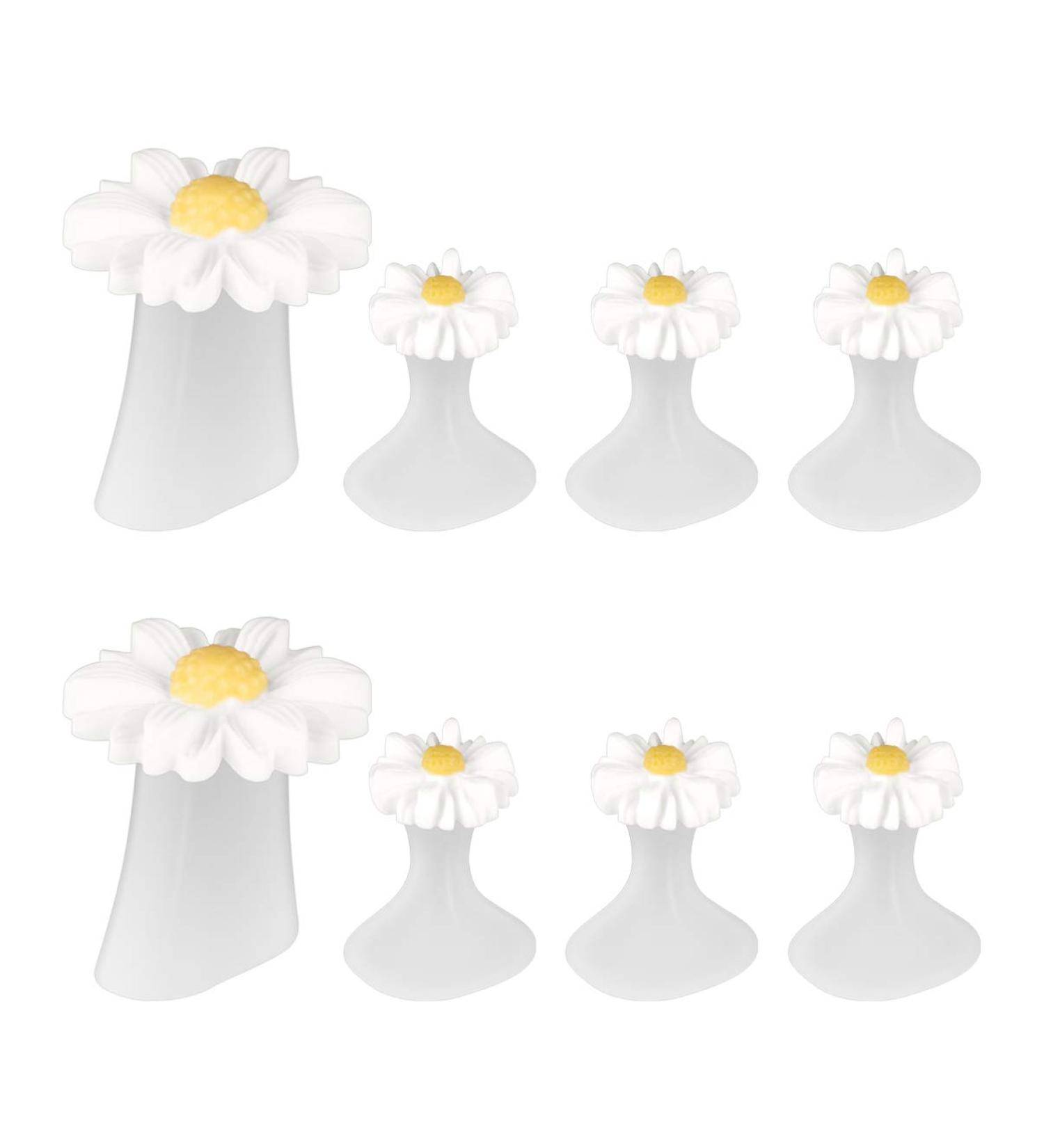 Osaladi Silicone Toe Spreader Set - Nail Polish & Pedicure Tool for Women | Flower Design Toe Protectors & Separators - Buy Online on GoSupps.com