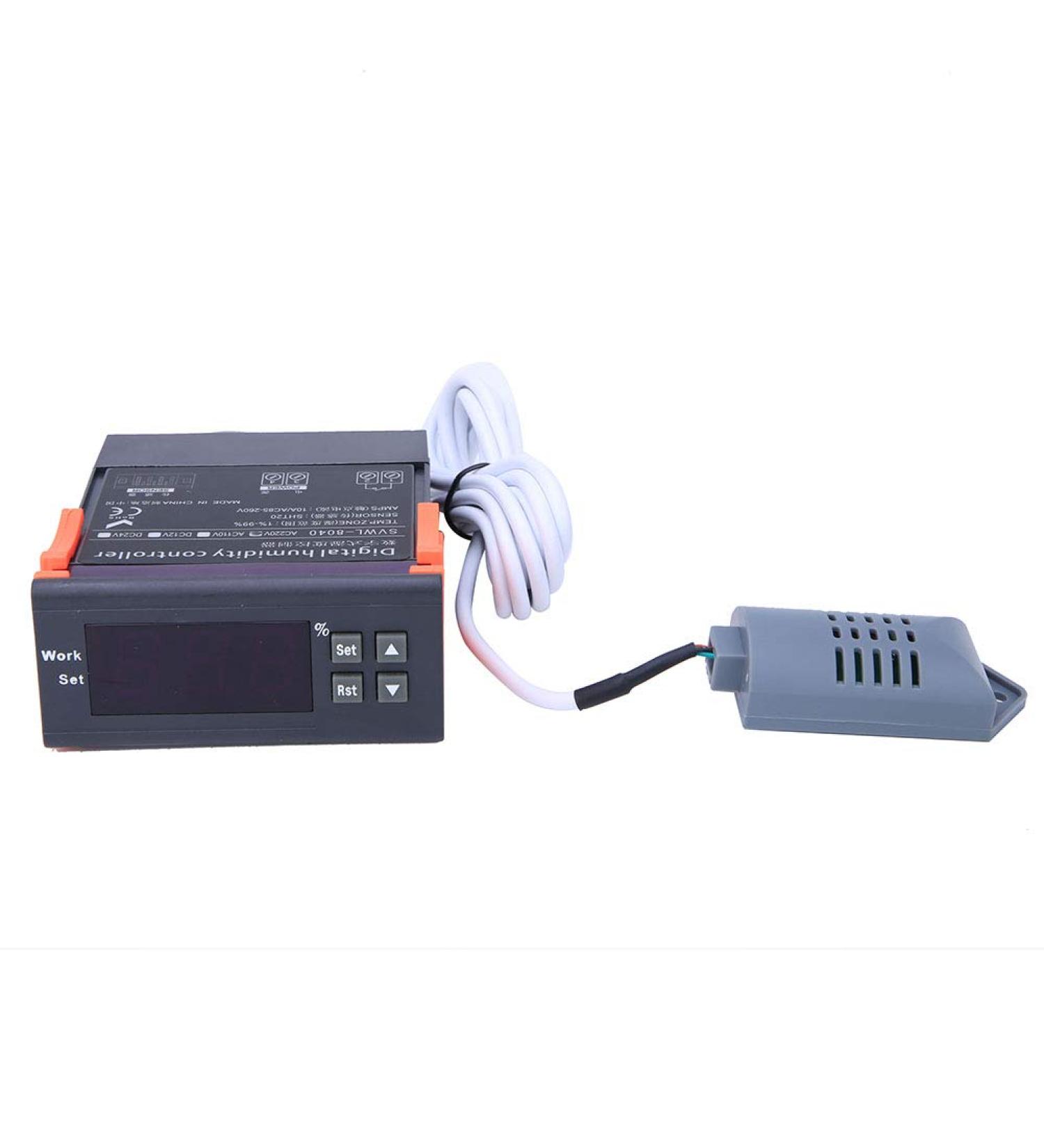 Digital Humidity Controller HM40 - 1-99% RH 220V Temperature Sensor for Humidifiers - Buy Internationally - Buy Online on GoSupps.com