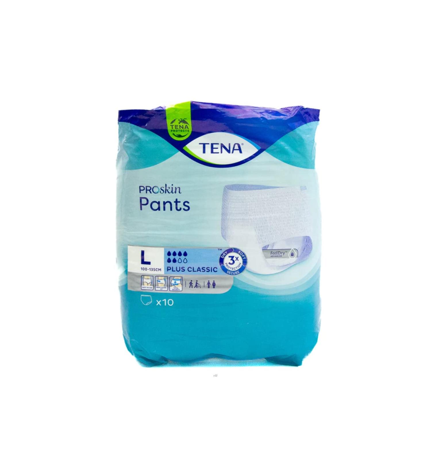 Buy Tena Pants Plus Large Case - 4 Packs of 14 (56 Pieces) | Comfortable Incontinence Protection - Ship Worldwide - Buy Online on GoSupps.com
