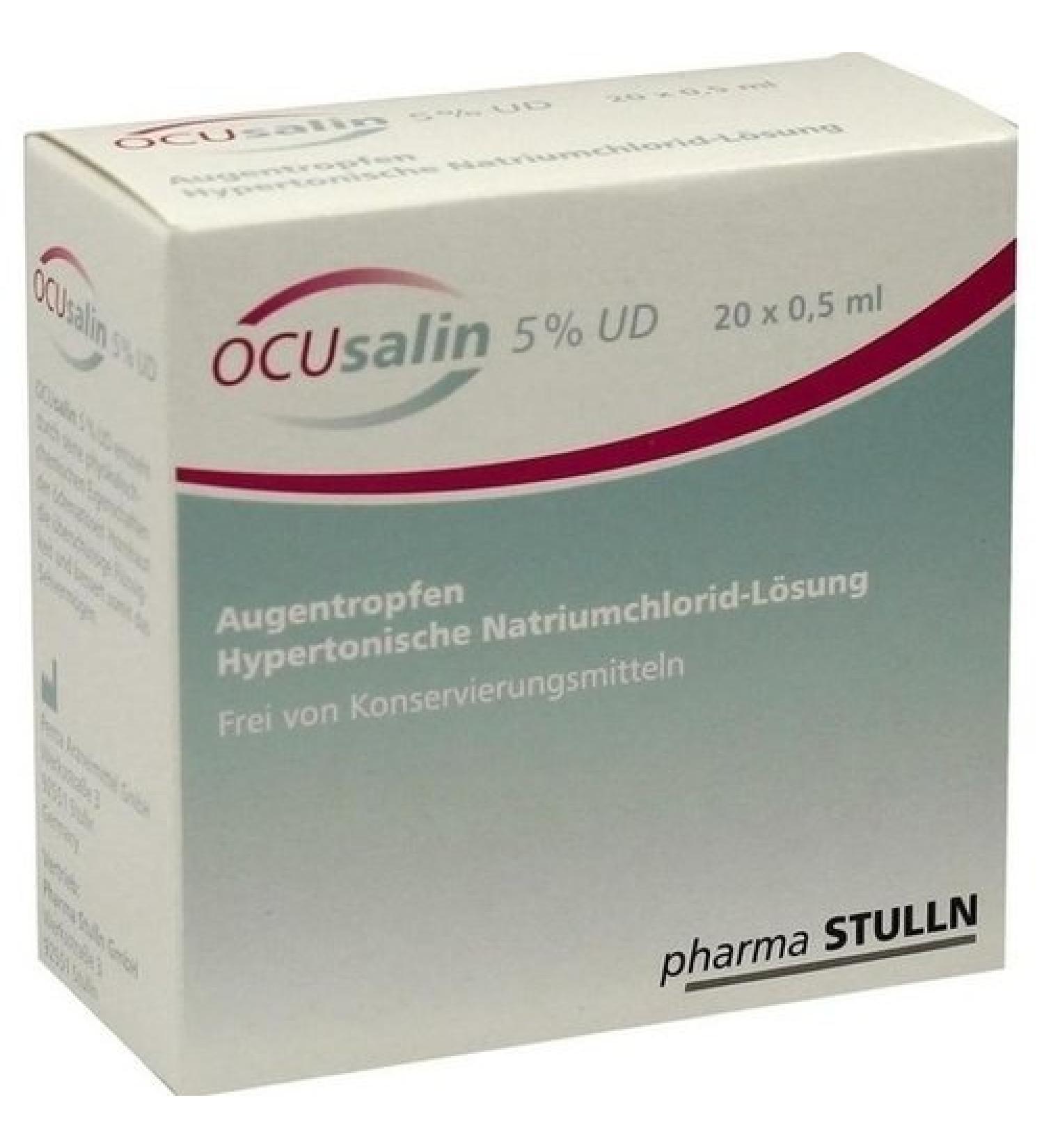 Ocusalin 5% and eye drops 20x0.5 ml