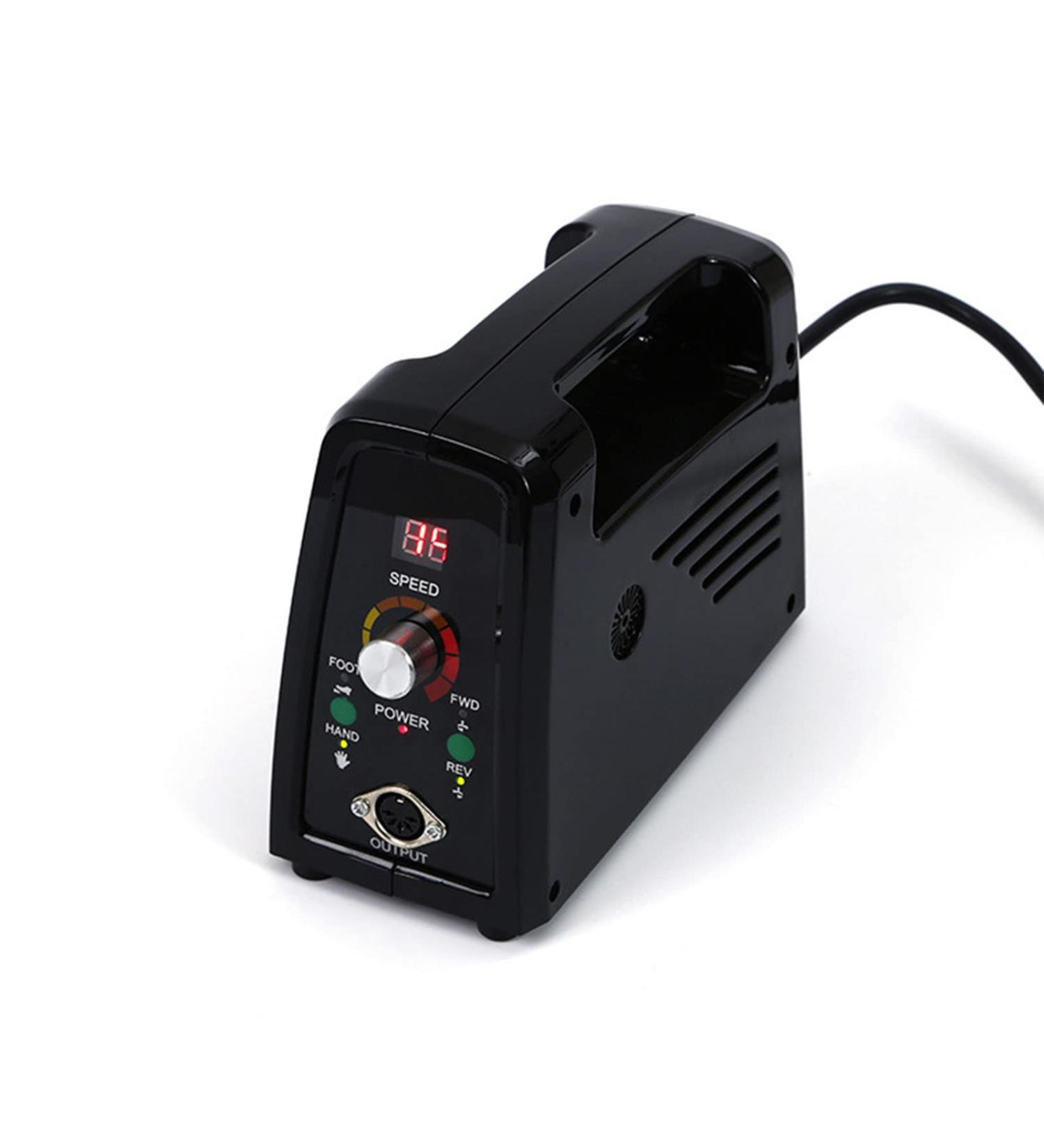 CYzpf Professional Nail Drill Machine Portable 35000RPM Electric Nail Drill for Acrylic Nails with Metal Drill Gel Nails Removing Shaping Buffing for Home Salon Use Black One Size - Buy Online on GoSupps.com
