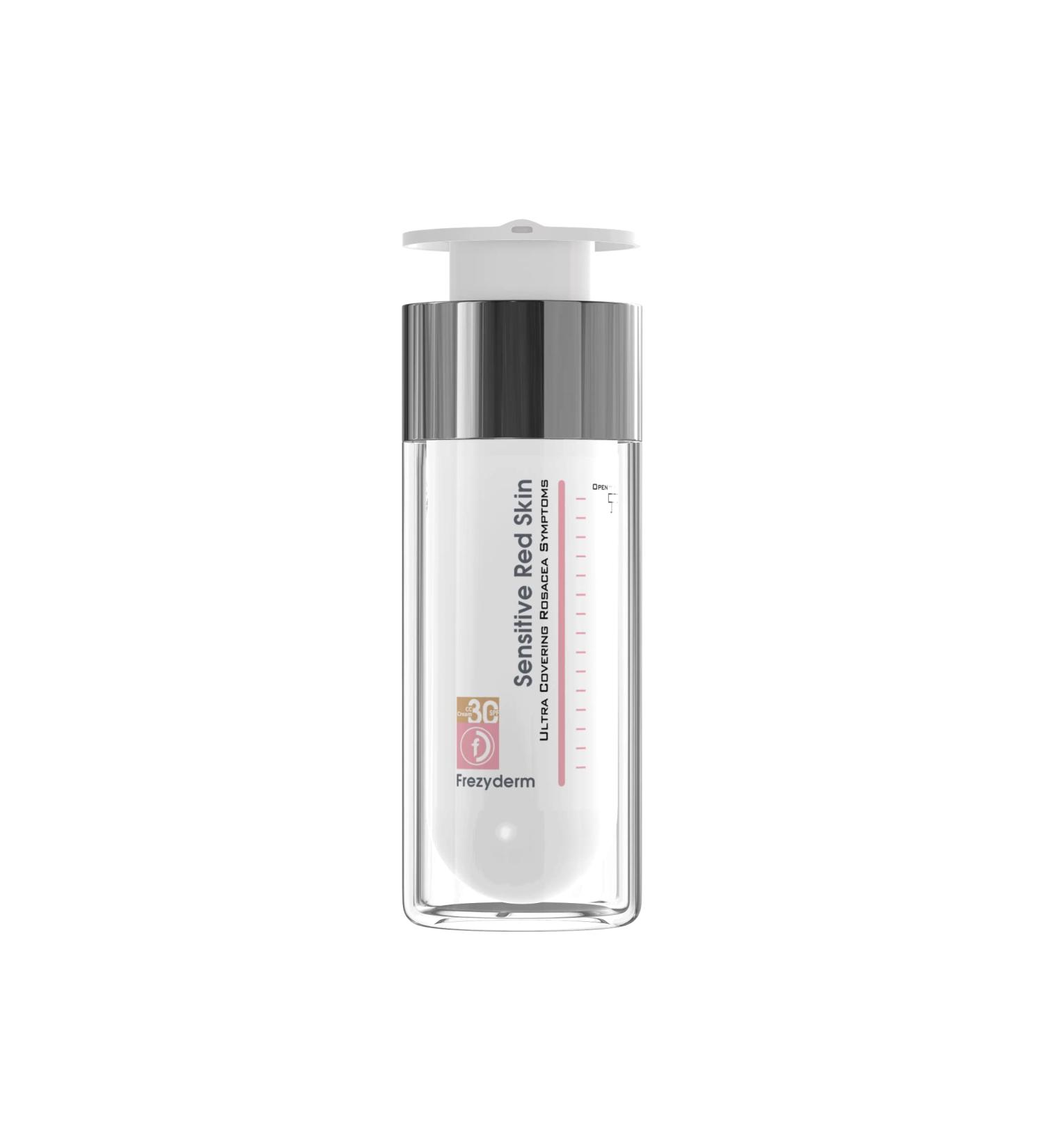Frezyderm Sensitive Red Skin Tinted SPF 30 Cream - Best Sunscreen for Sensitive Skin Daily Moisture & Effective Sun Protection 30ml - Buy Online on GoSupps.com