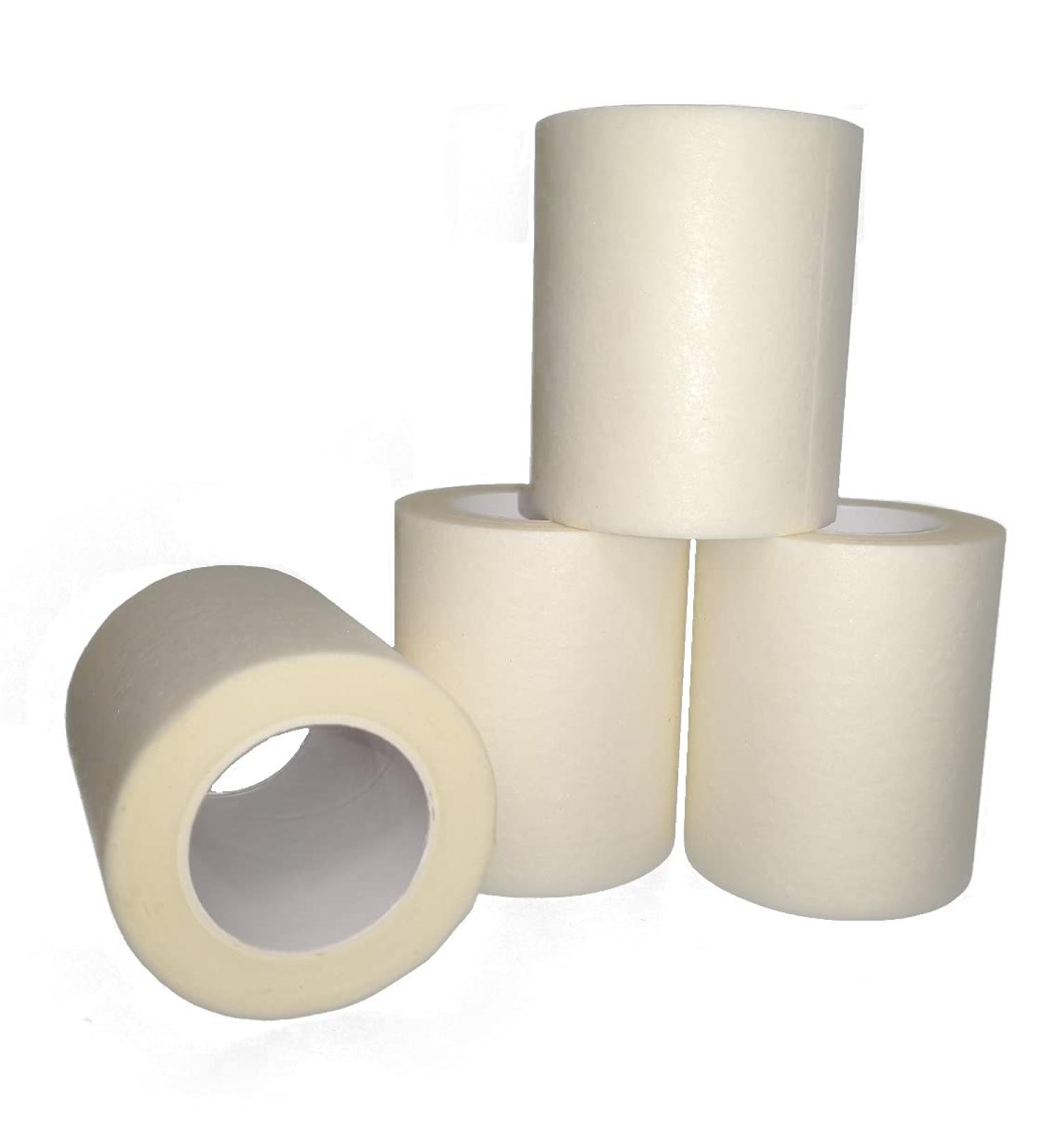 Medical First Aid Surgical Tape 2x10 Yards Pack of 4 Rolls - Breathable & Latex Free - Buy Online on GoSupps.com