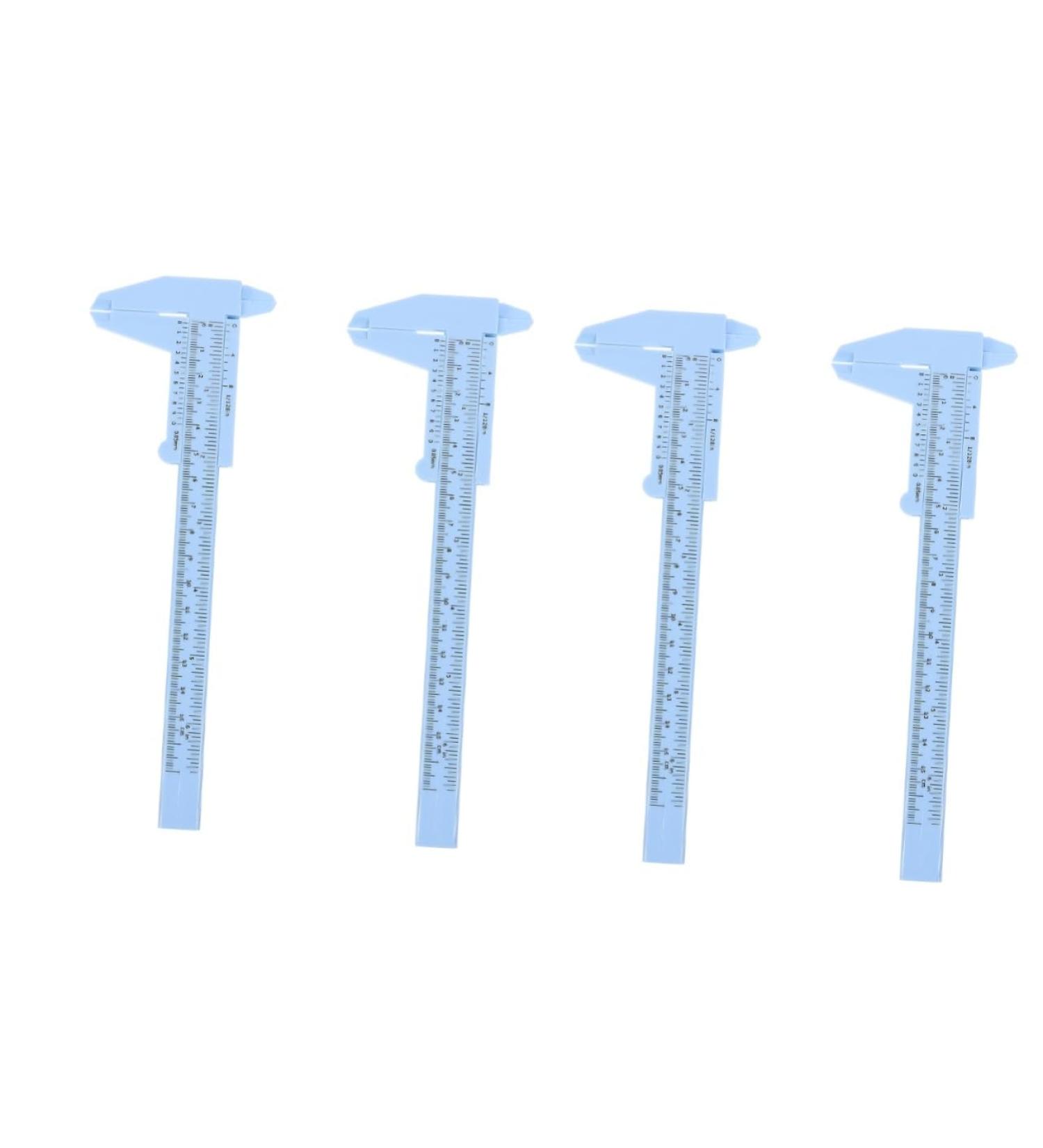 Healeved 4 Pcs Eyebrow Ruler Makeup Brow Ruler Eyebrow Tinting Kit Stencil Miss Plastic Calipers Makeup Tools - Buy Online on GoSupps.com