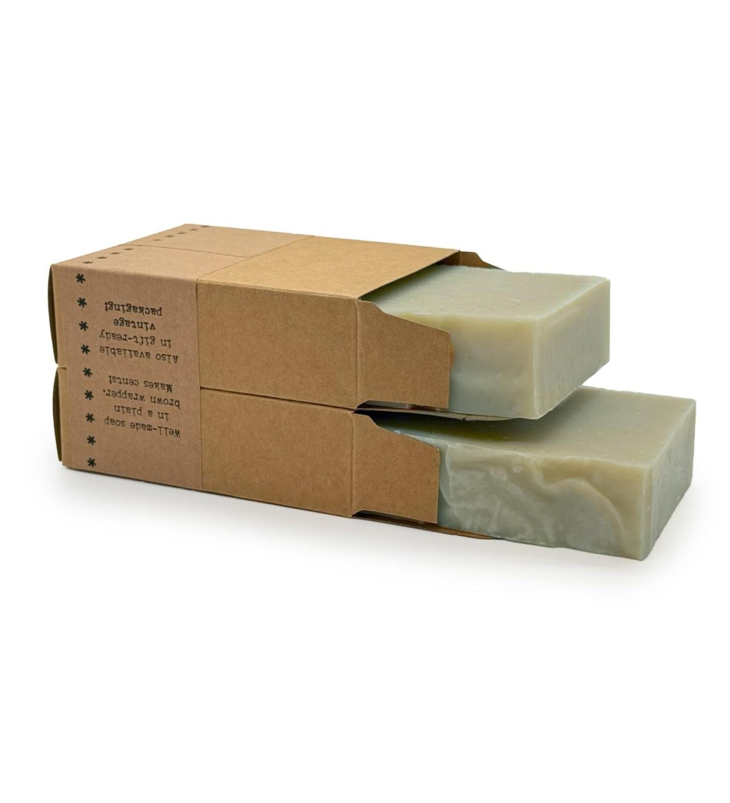 Just Like Jane Bayberry Handmade Soap | 5 oz Bars | Packaging: Plain Jane (2 bars)
