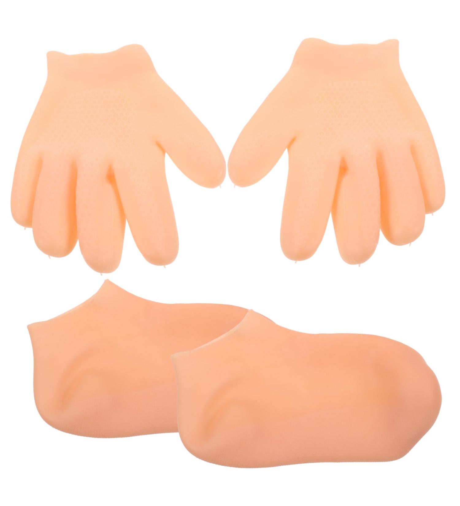 1 Set Beauty Gloves Socks Moisturizing Gloves Waterproof Socks Womens Socks Hand Gloves Moisturizing Overnight Women Moisturizing Socks Sebs Women's Lotion Water Proof - Buy Online on GoSupps.com