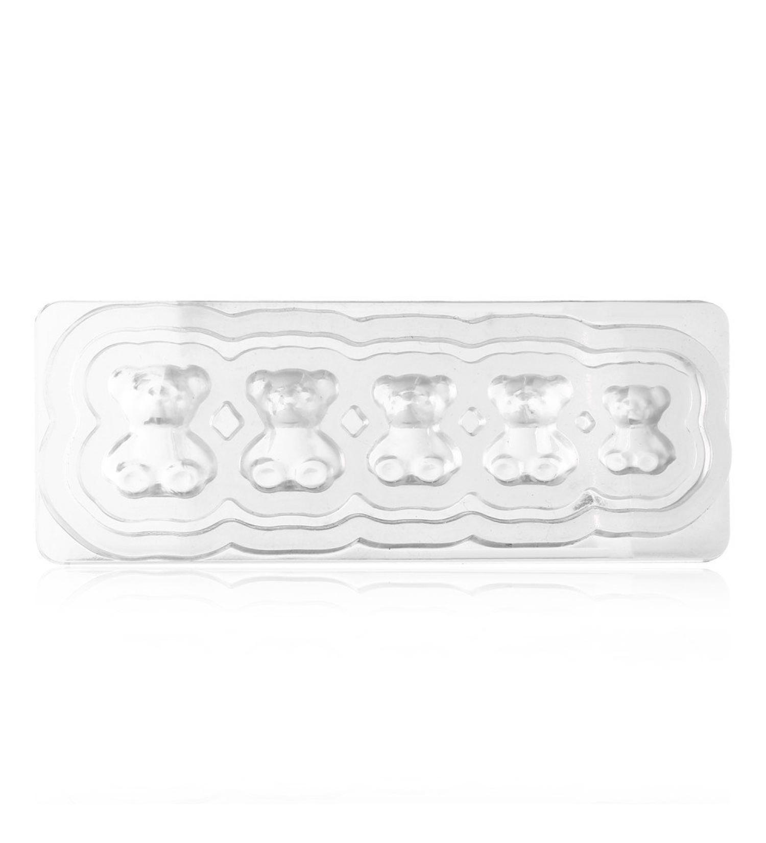 Raguso silicone mold nail art temple 14 10 1 silicon uv nail decoration mold nail art template bear pattern decals nail diy tools - Buy Online on GoSupps.com