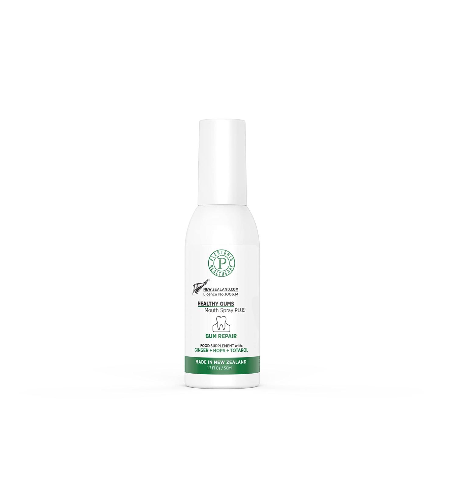 Natural Oral Rinse Spray for Gum Disease & Gingivitis - 50ml Alcohol-Free Treatment with Ginger & Totarol 142 Servings - Buy Online on GoSupps.com