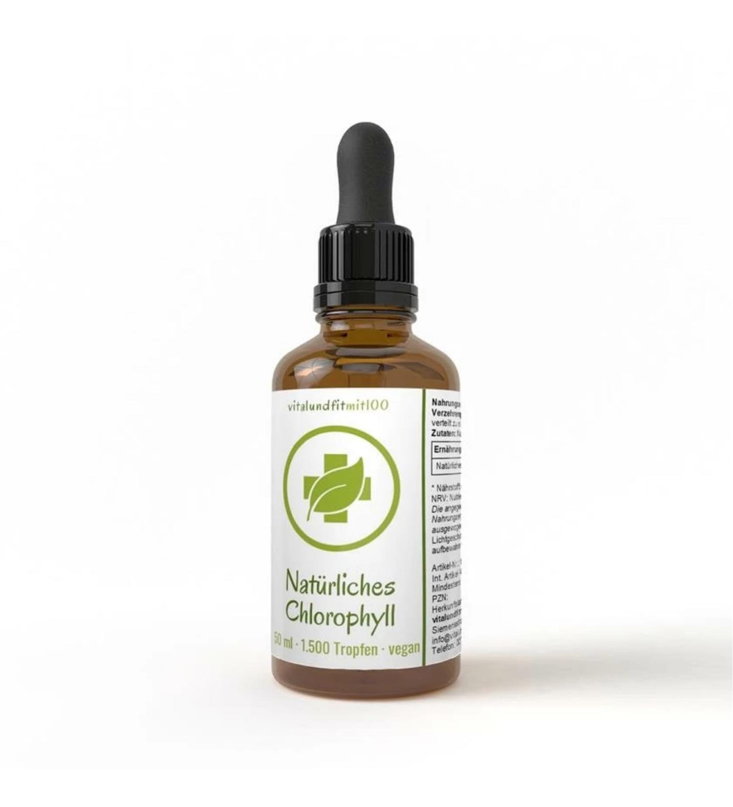 Natural Chlorophyll Elixir Pure Alfalfa 50ml | Vegan Preservative-Free Highest Organic Availability - Buy Online on GoSupps.com